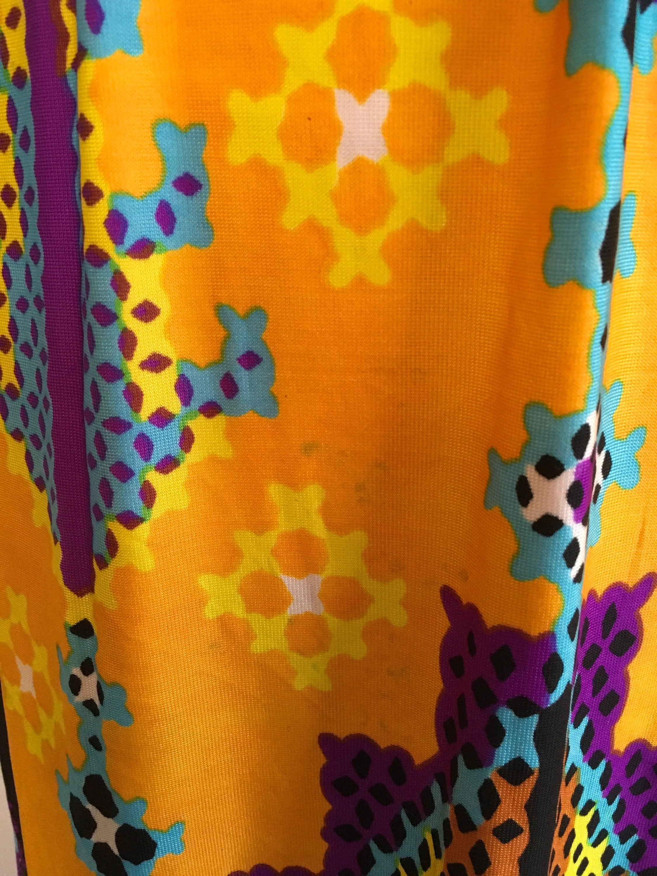 70’s Rainbow Maxi Long Skirt by Nelly de Grab - Image 6