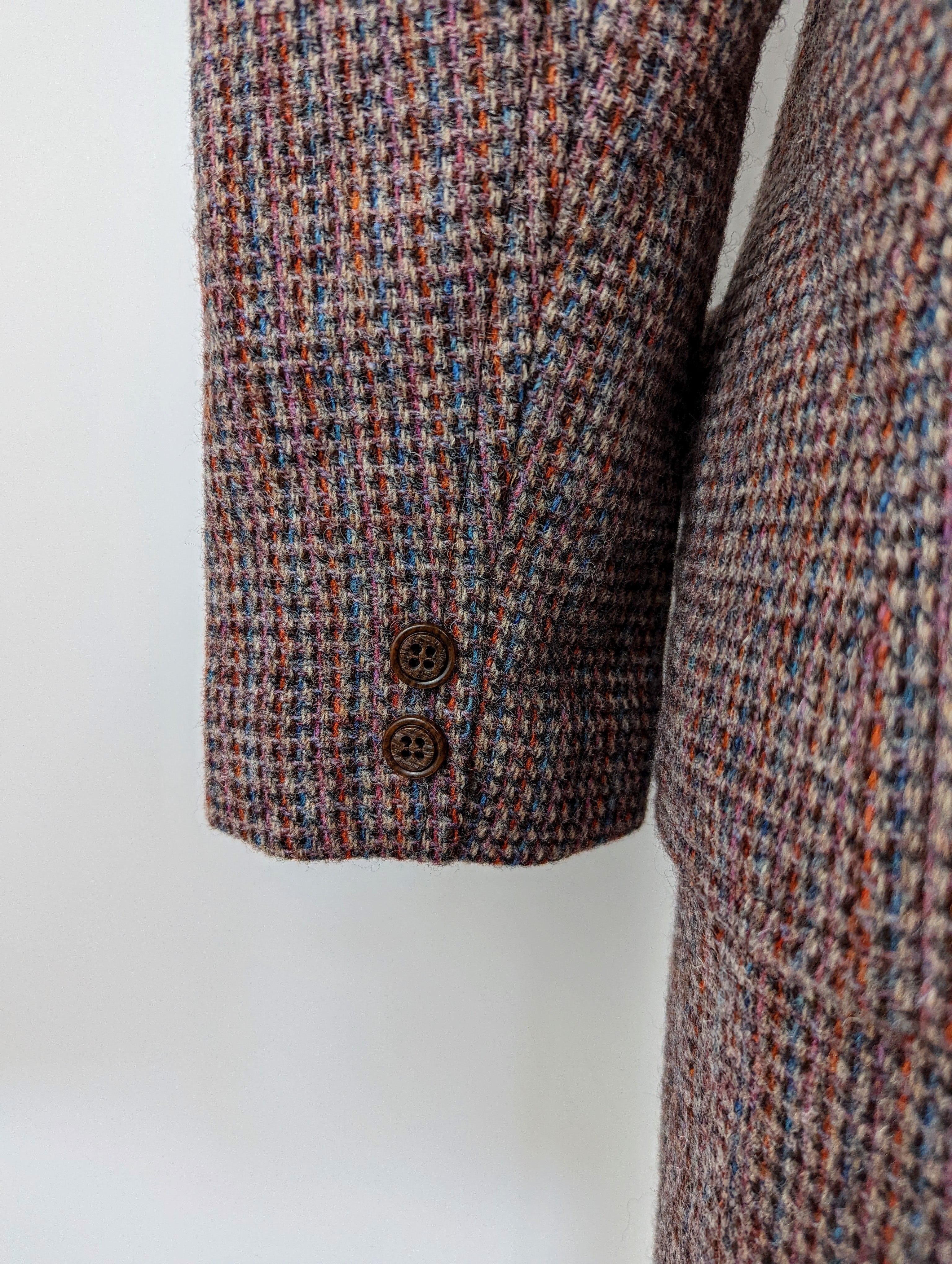 70s 100% Pure Scottish Wool Two Piece Suit Set by Harris Tweed - Image 6