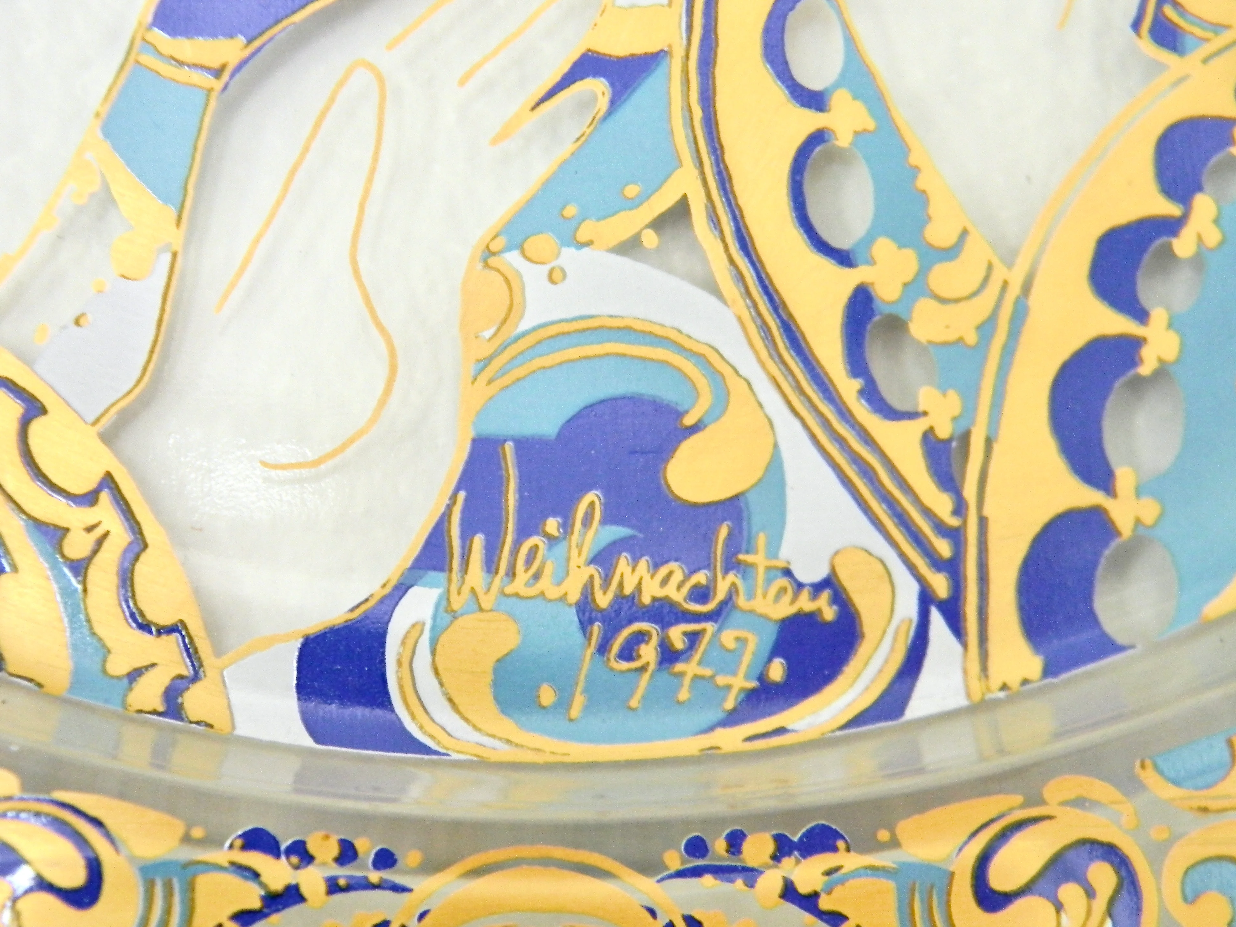 70s 1977 Bjorn Wiinblad Annunciation Decorative Plate By Rosenthal Studio Linie - Image 5