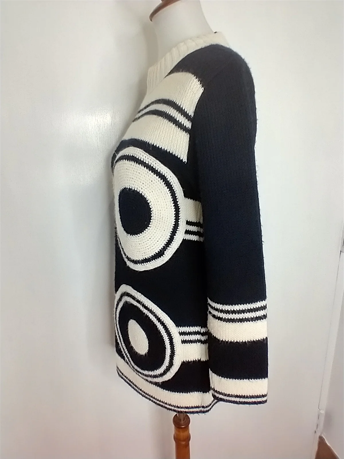70s 70s Party Ready Sweater By Studo Knitting - Image 4