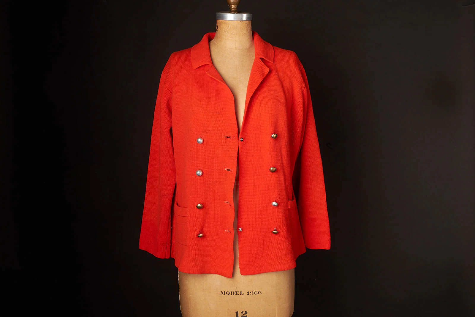 70s 70s Red Cardigan Sweater - Image 8