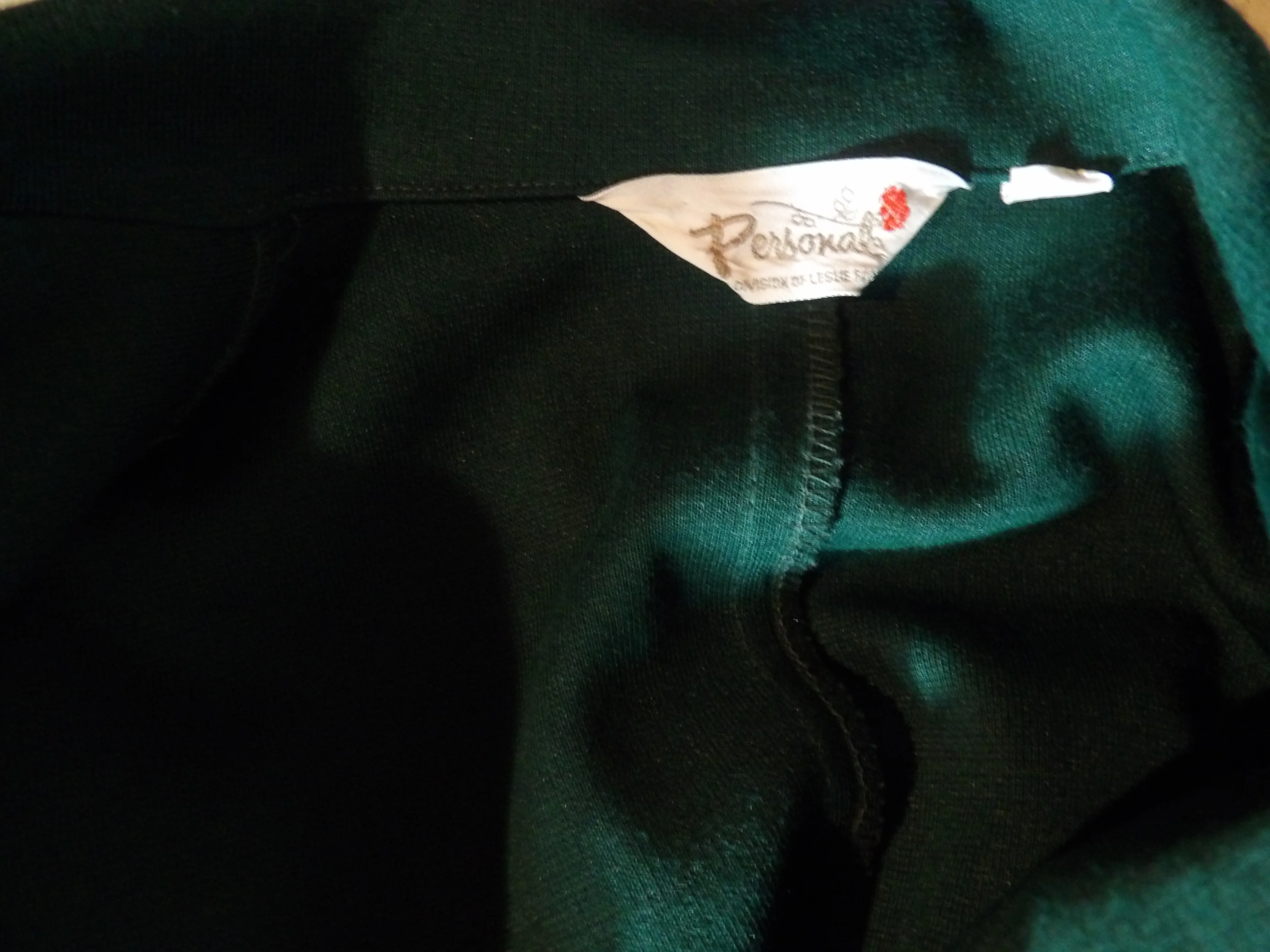 70s 70s Vintage Polyester Emerald Green Blazer / Sz 10 By Personal Division of Leslie Fay - Image 11