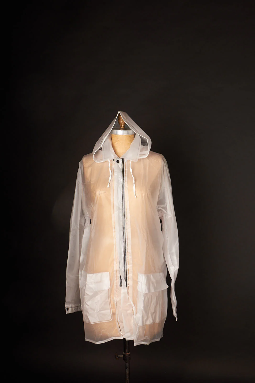 70s/80s 70s Year Round Vinyl Rain Jac Clear Jacket - Image 9