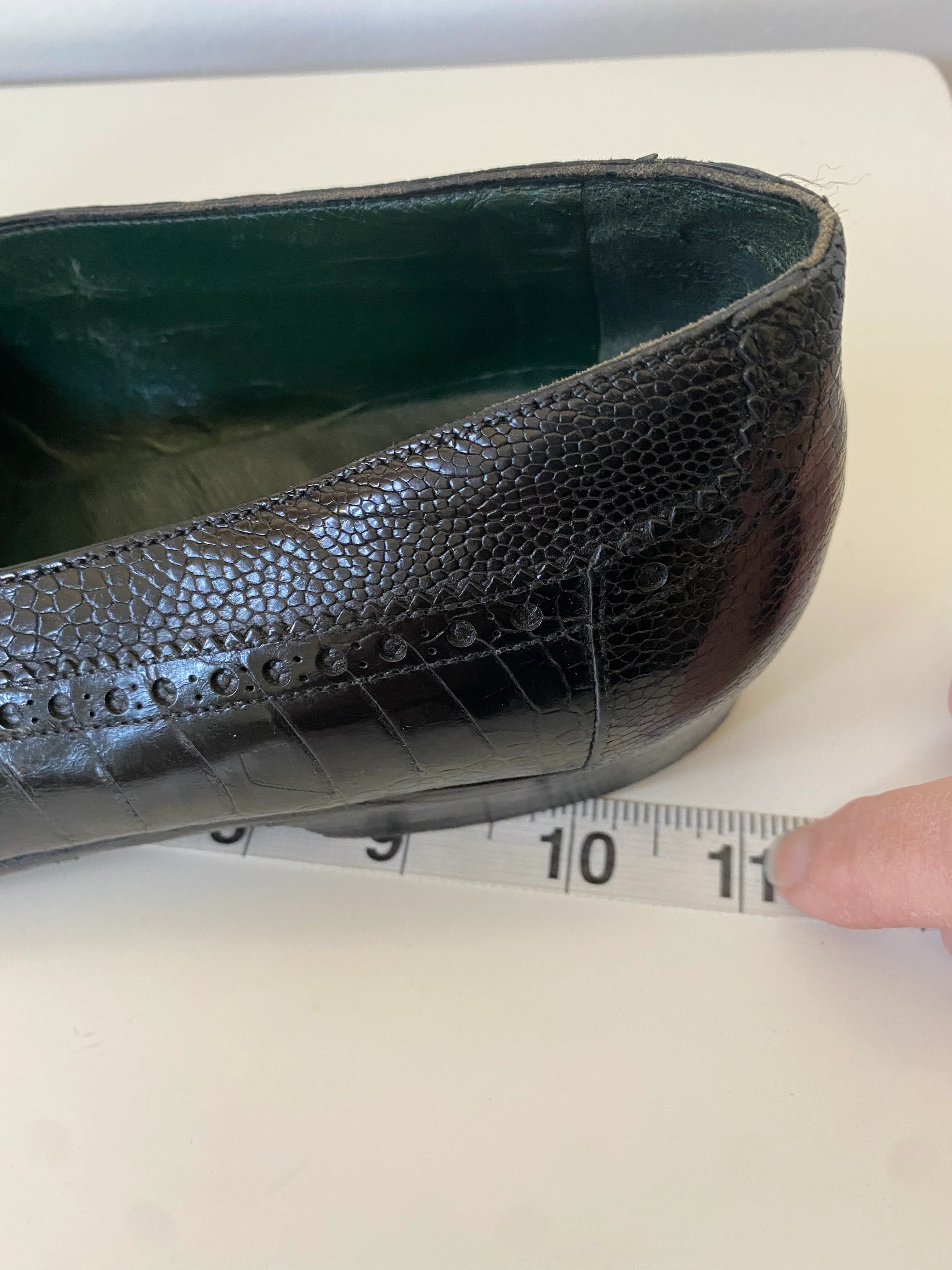 70s/80s Alligator Wing Tips By Gucci - Image 4