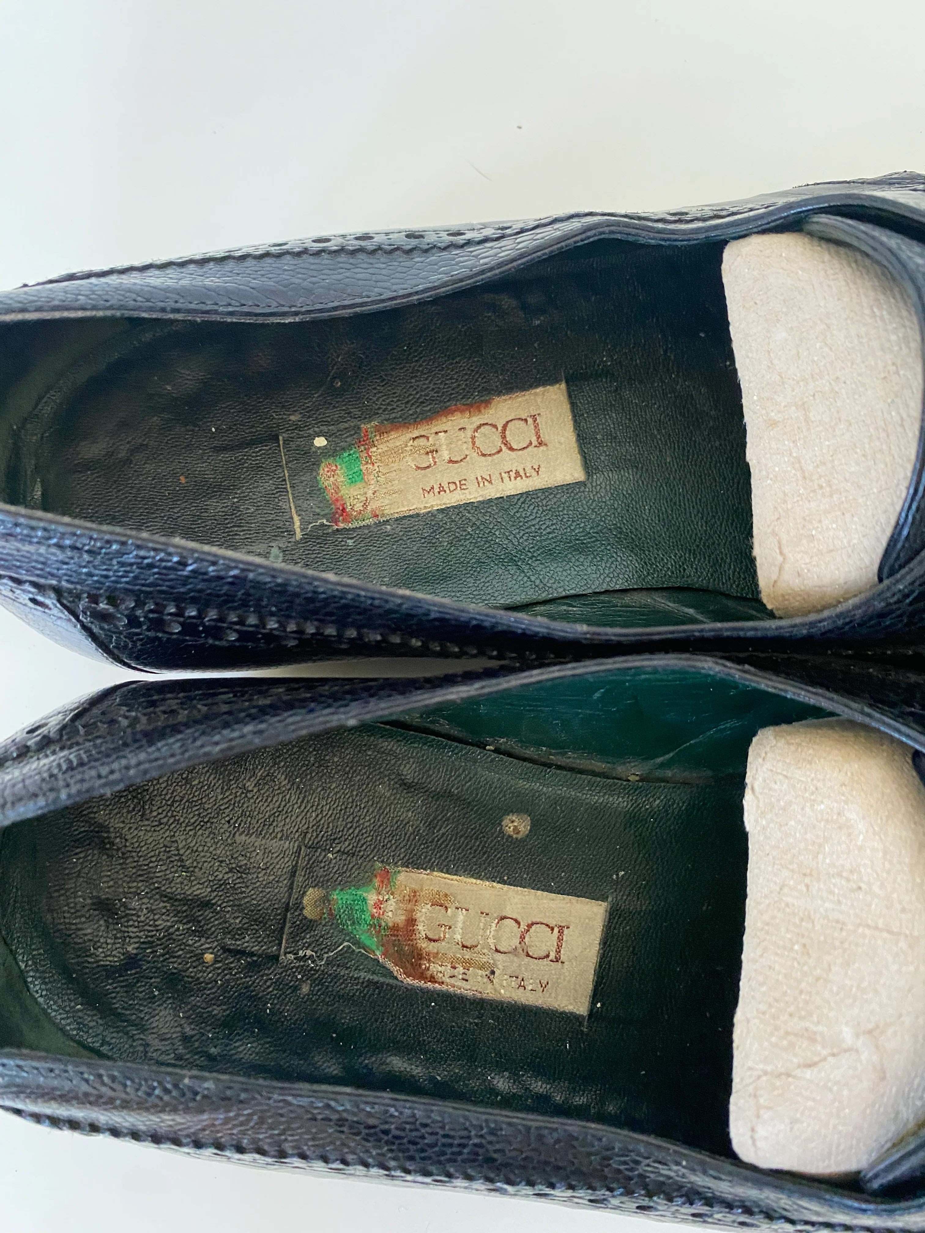 70s/80s Alligator Wing Tips By Gucci - Image 9