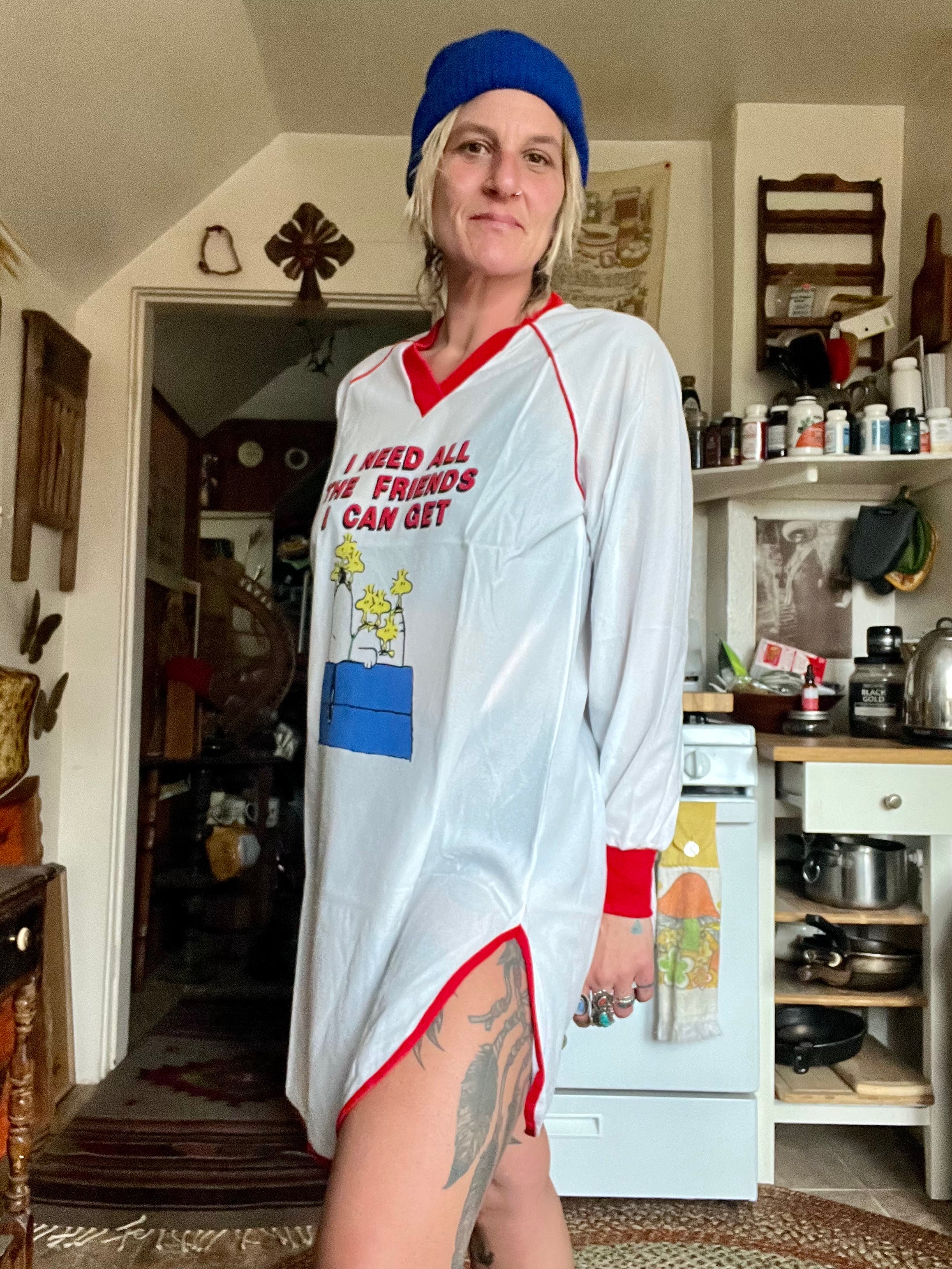 70s/80s Amazing! Snoopy Nightgown Dress by Peanuts - Image 3