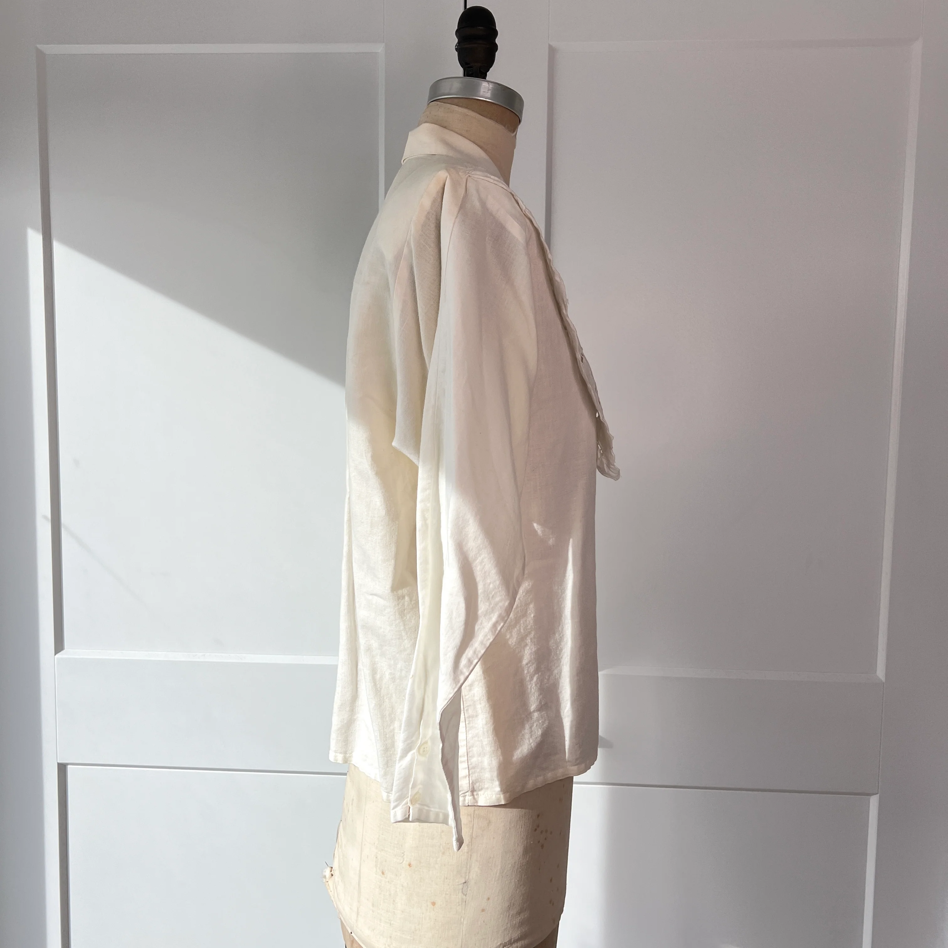 70s/80s Asymmetrical Lace Button Down By Carry Back Ltd - Image 10