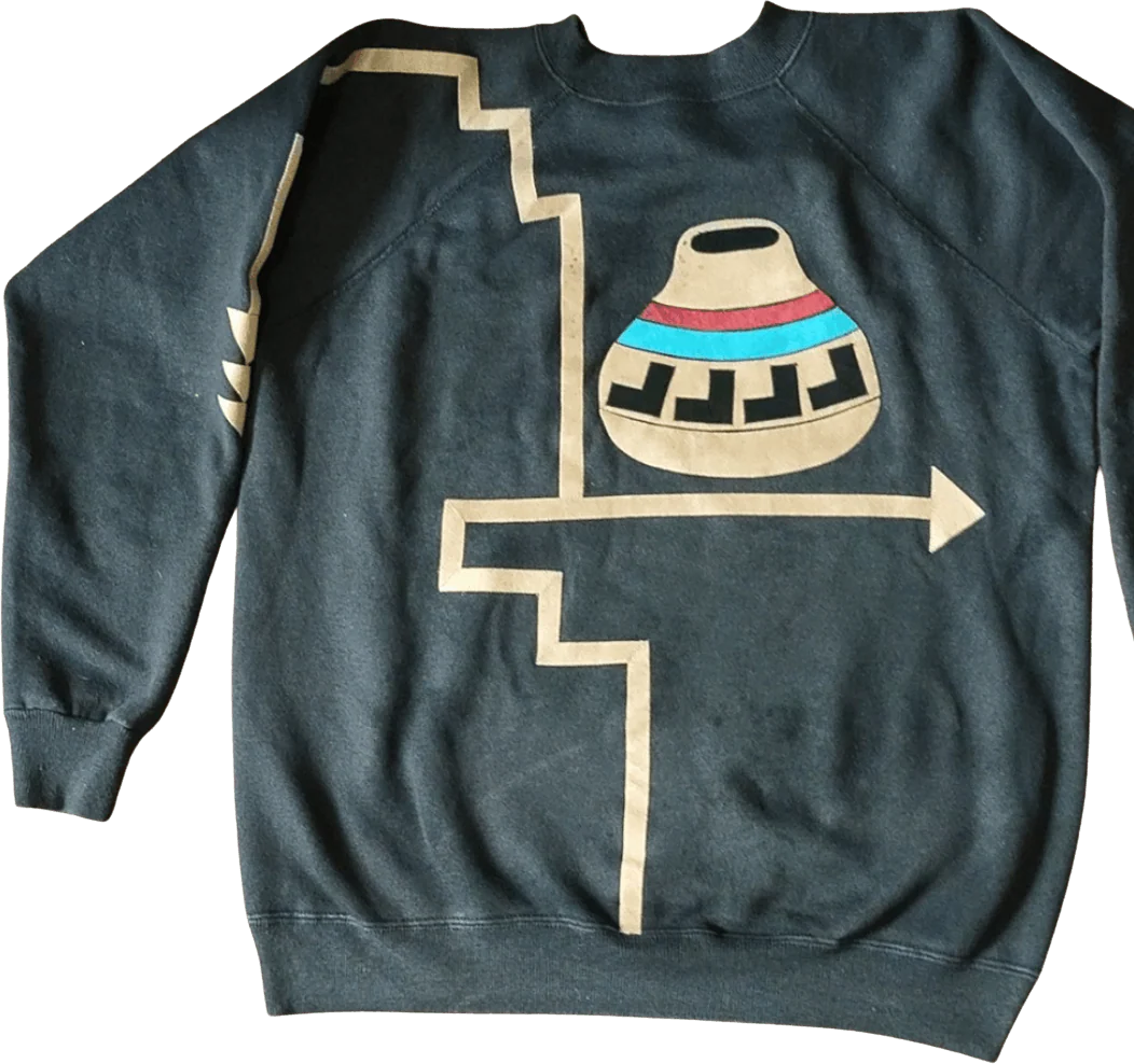 80's Aarow Graphic Sweatshirt by Hanes