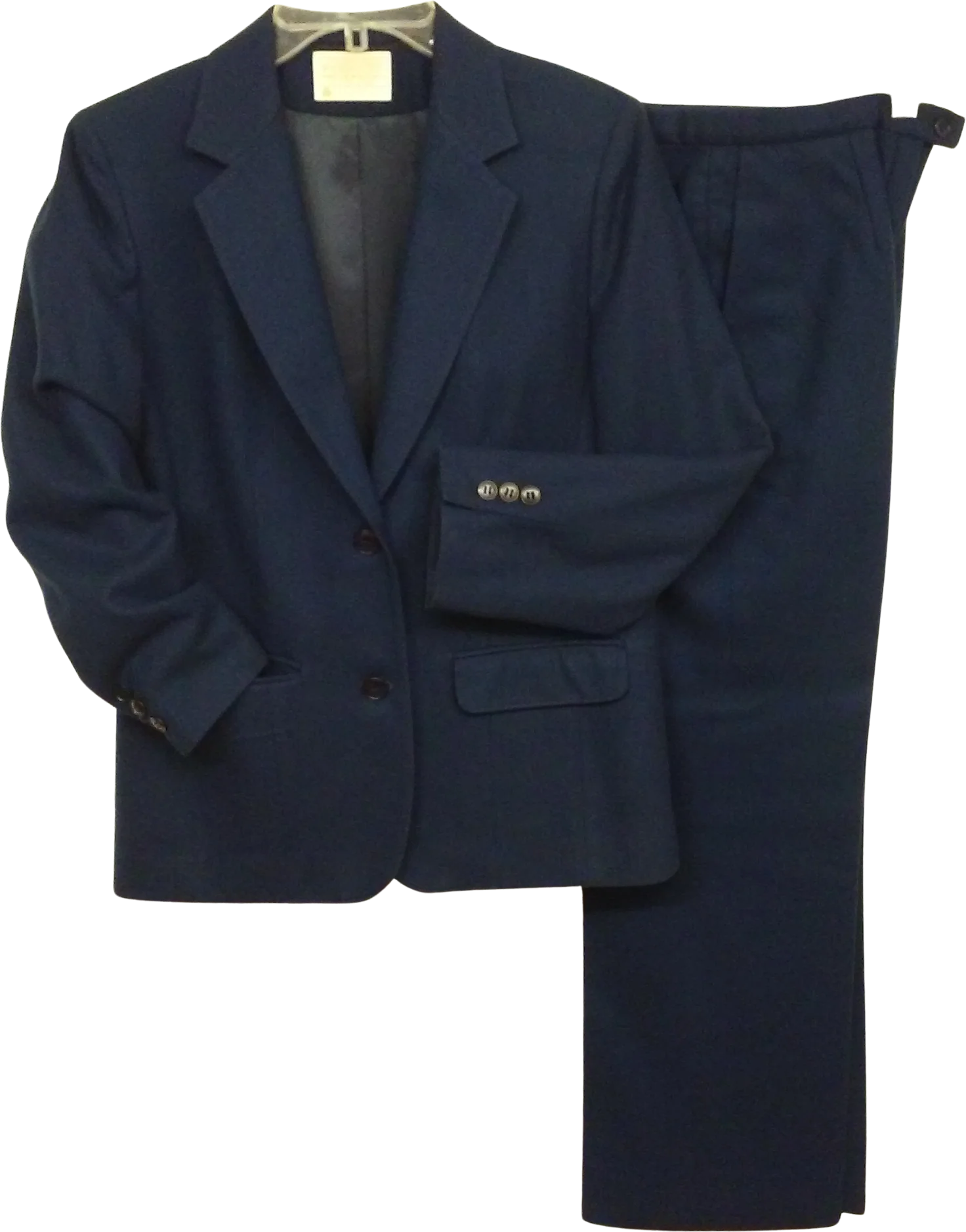 70s/80s Chic Classic 2pc Suit Blazer Trousers Pockets Wool By Pendleton Woolen Mills Made In Usa