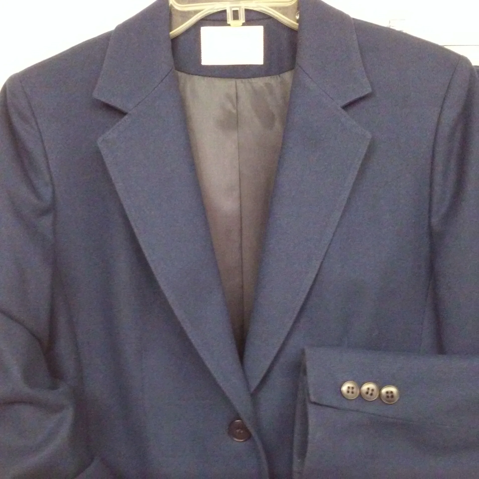 70s/80s Chic Classic 2pc Suit Blazer Trousers Pockets Wool By Pendleton Woolen Mills Made In Usa - Image 8