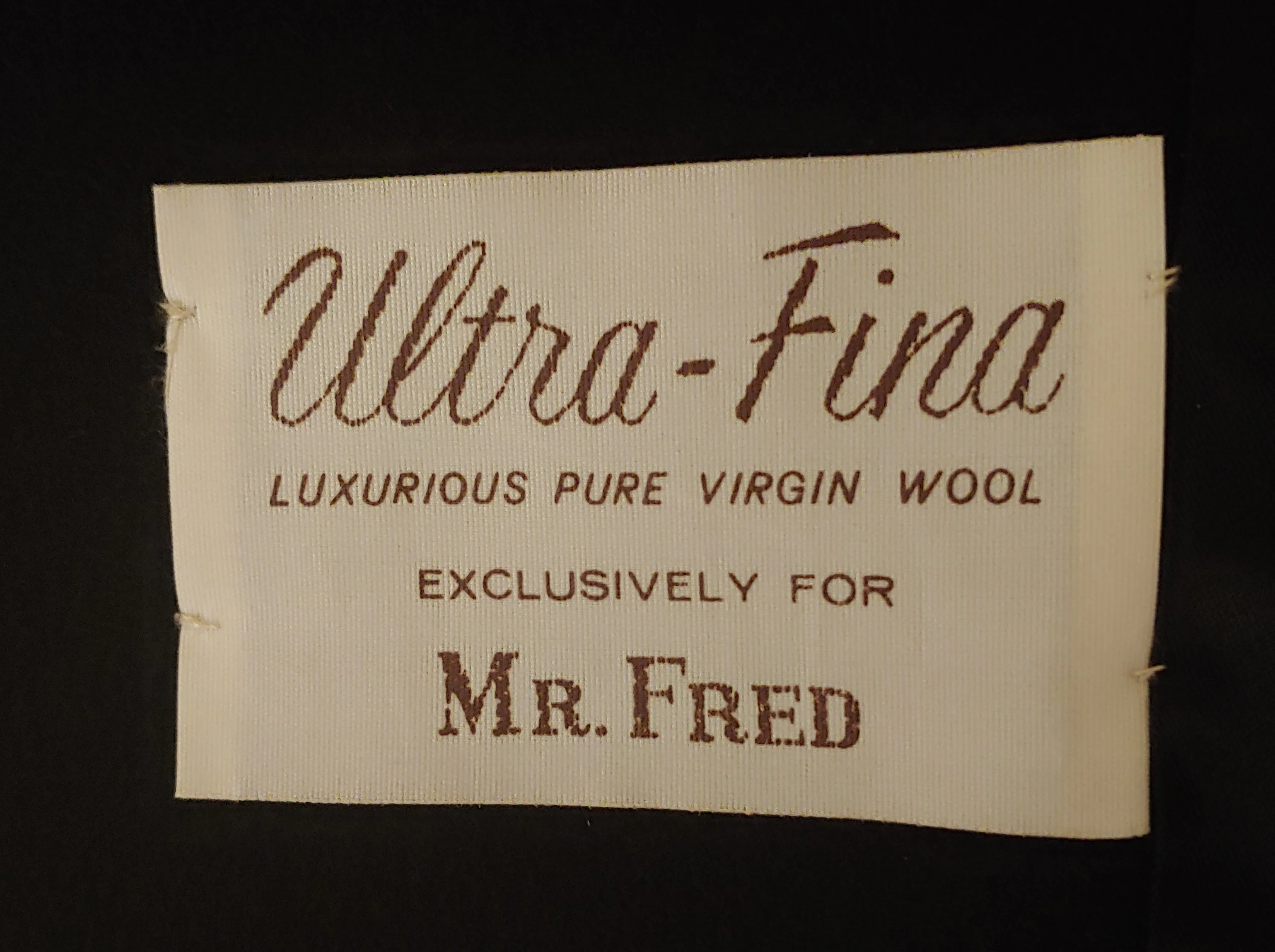 70s/80s Cinnamon And Black Long Belted Wool Coat by Mr Fred - Image 7