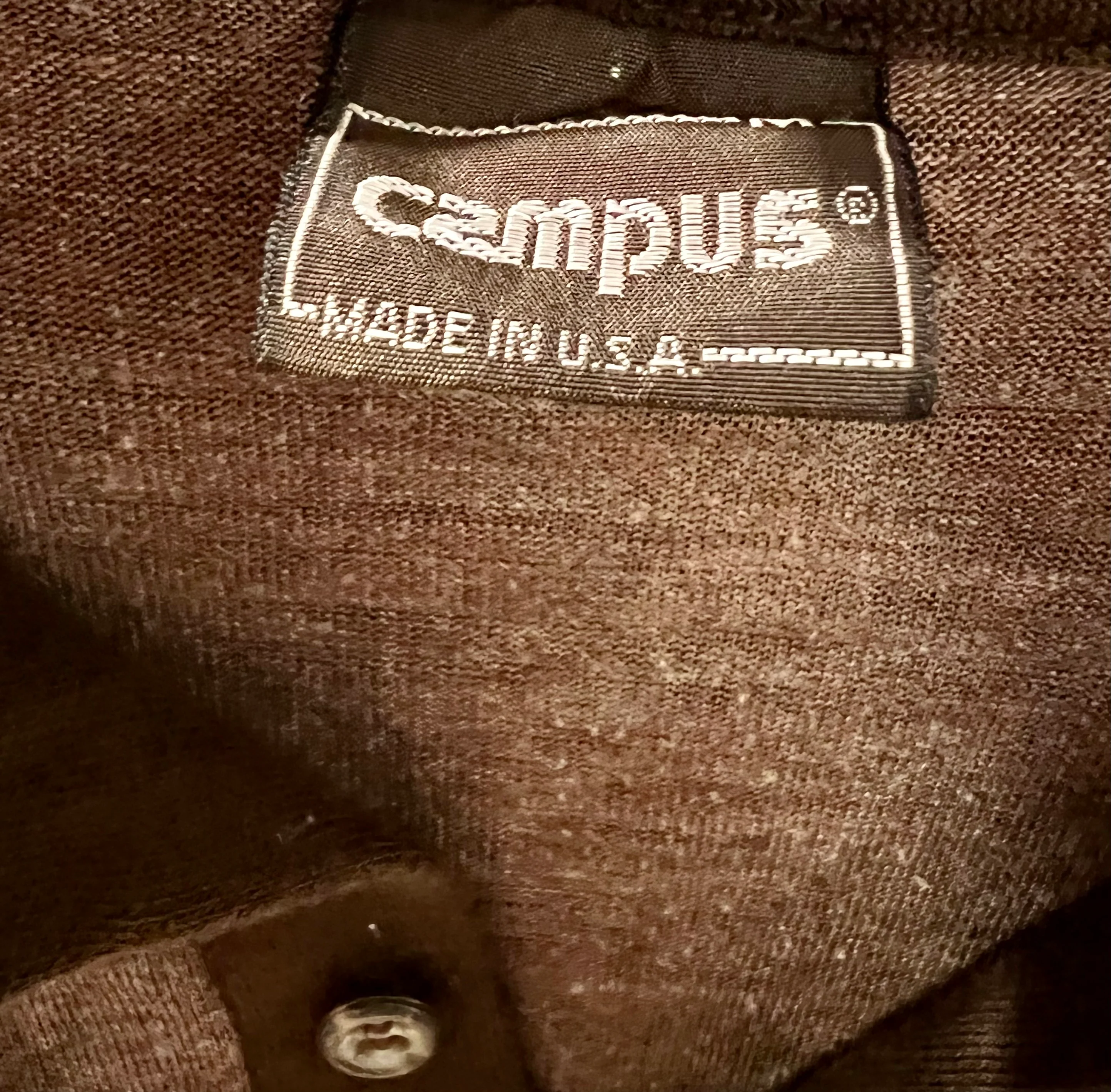 70s/80s Men Collar Polo Center Stripes Pull Sweater By Campus - Image 8