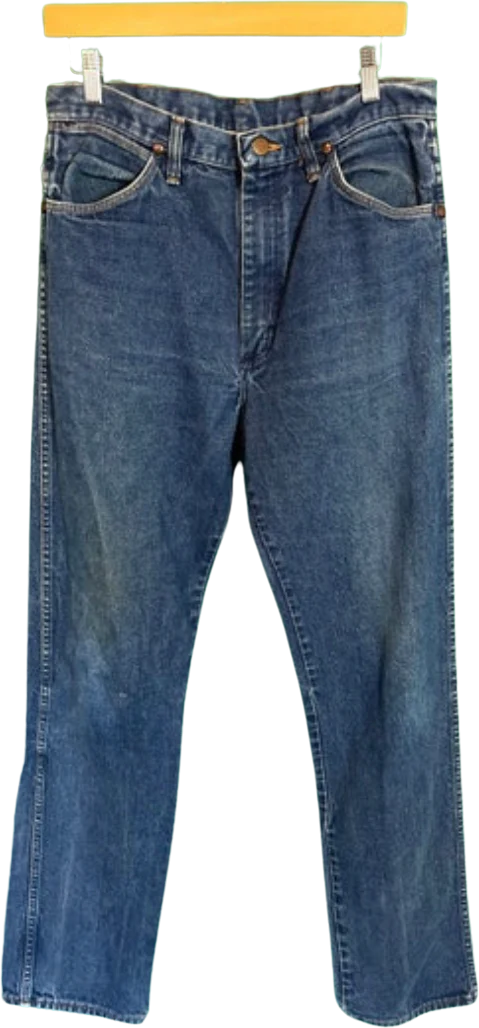 70s/80s Dark Wash Denim Jeans By Wrangler