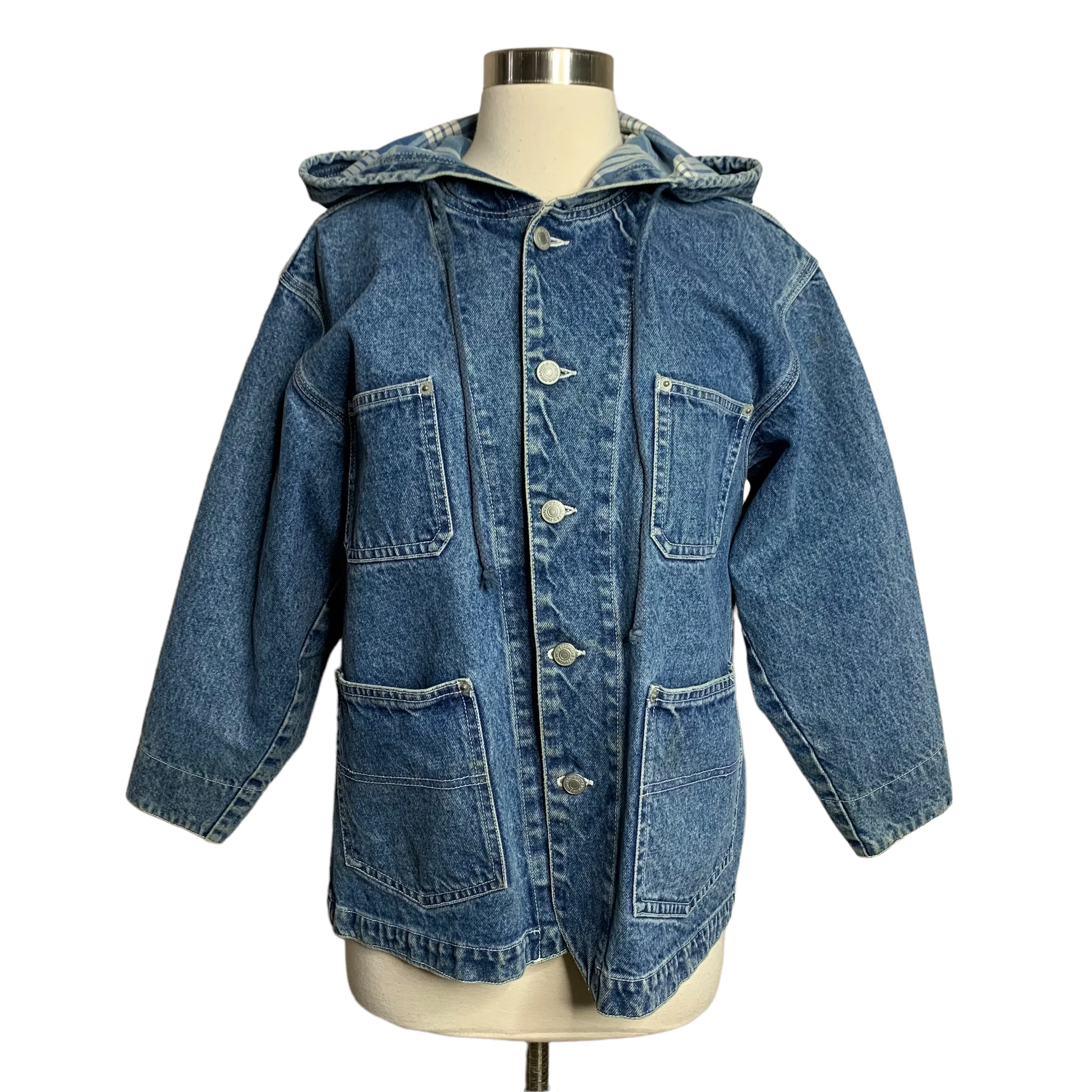 70s/80s Denim Jacket With Hood By Jordache - Image 7