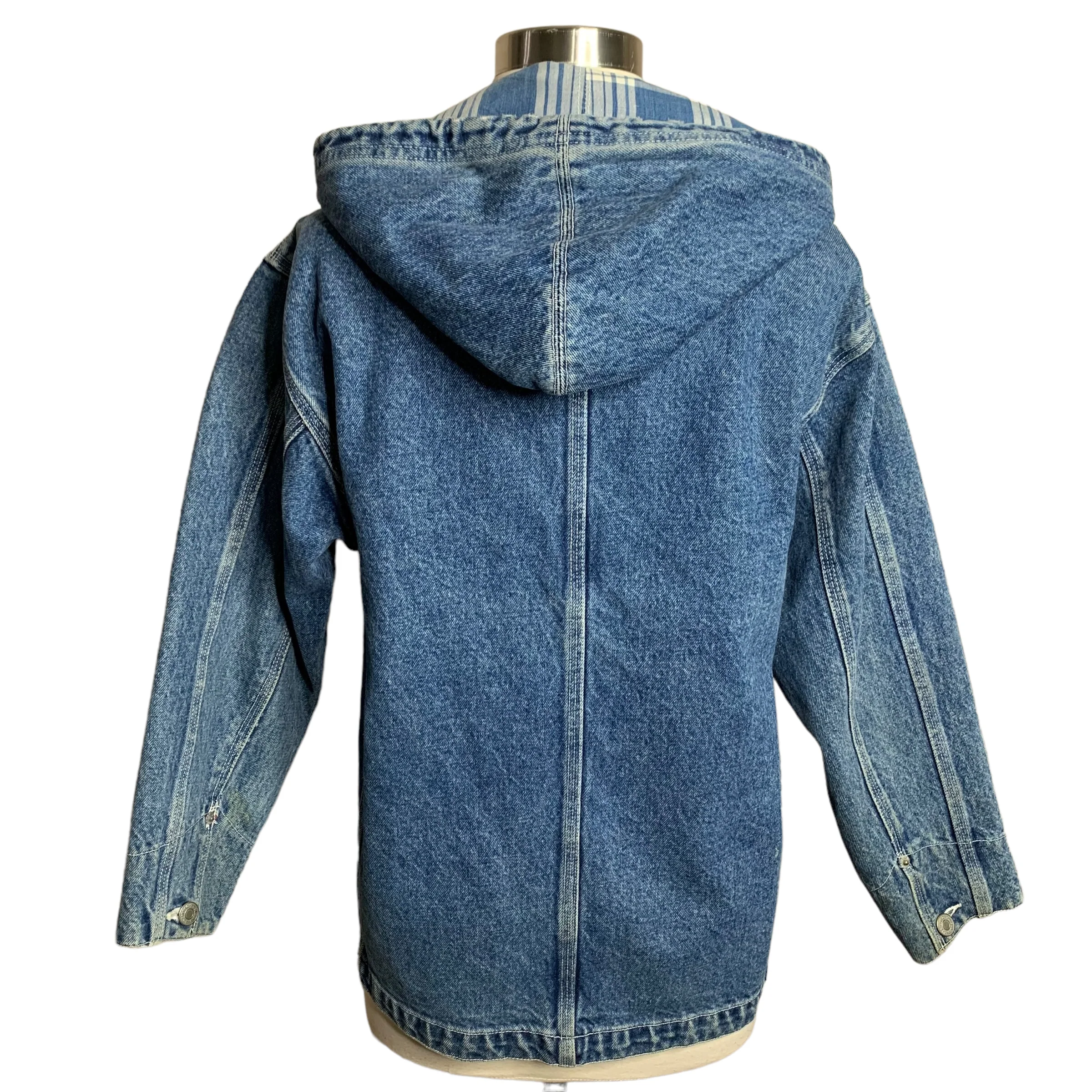 70s/80s Denim Jacket With Hood By Jordache - Image 8