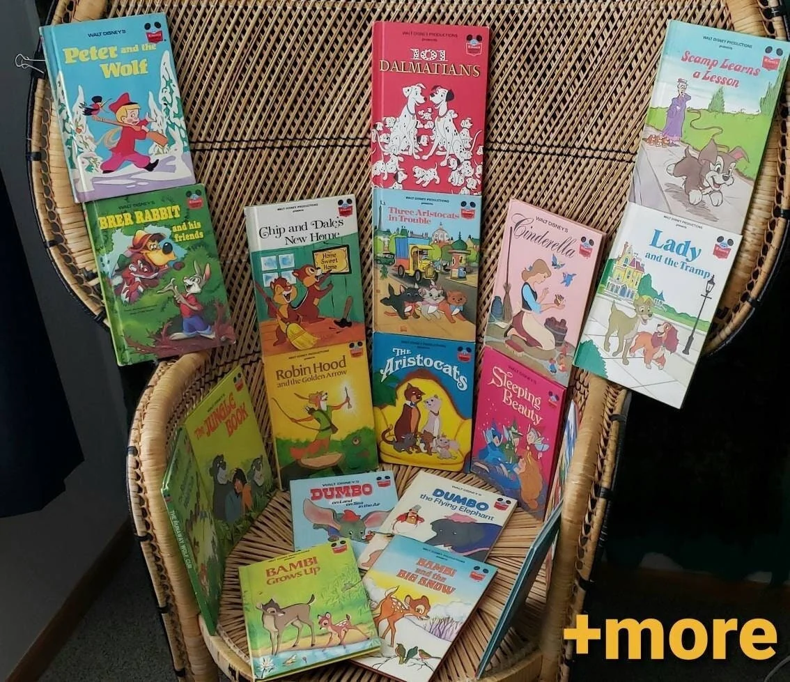 70s/80s Disney Books Buy 1 Or All Disney's Wonderful World of Reading Books with Matte Covers, Variety of Titles Available - Image 2