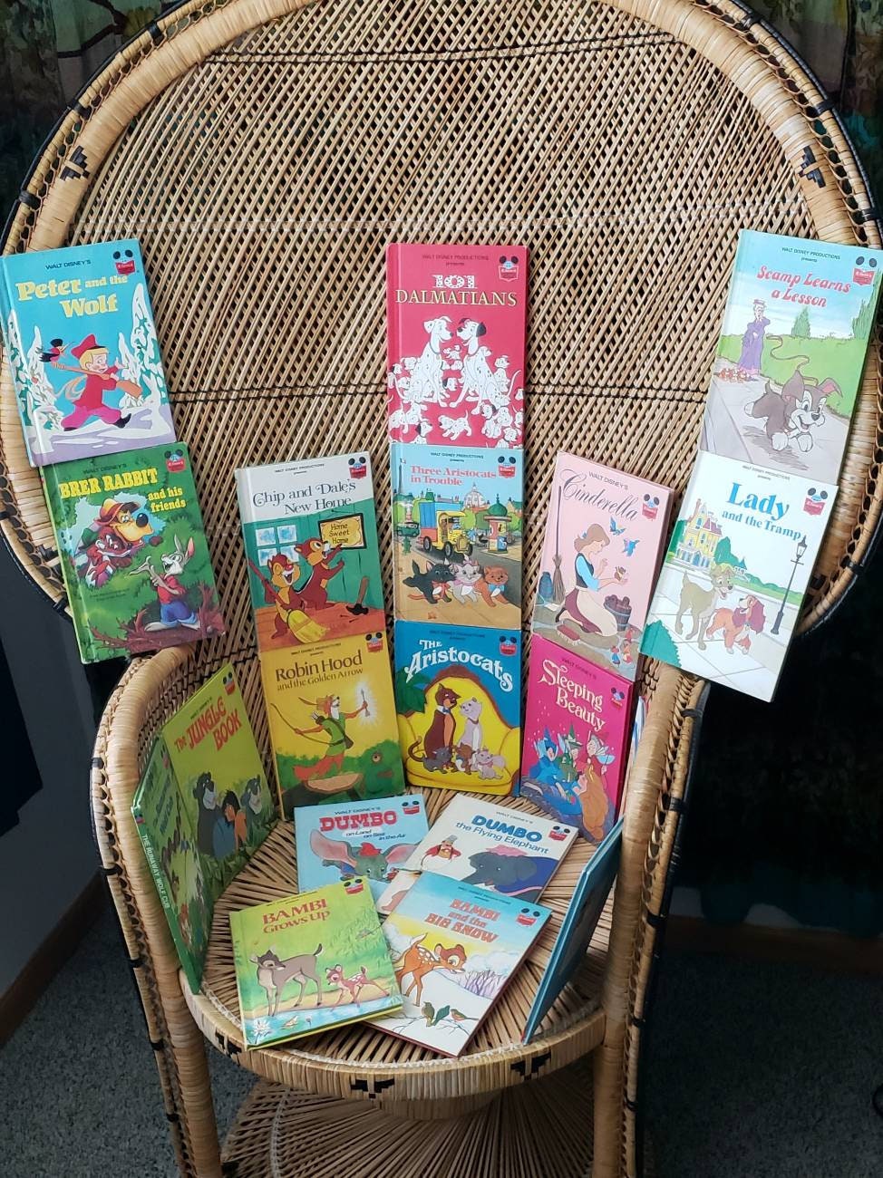 70s/80s Disney Books Buy 1 Or All Disney's Wonderful World of Reading Books with Matte Covers, Variety of Titles Available - Image 3