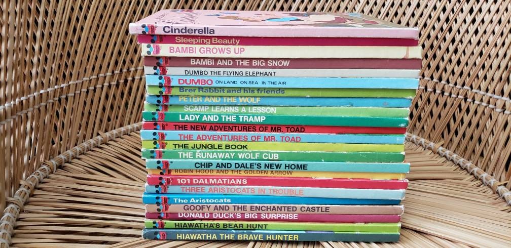 70s/80s Disney Books Buy 1 Or All Disney's Wonderful World of Reading Books with Matte Covers, Variety of Titles Available - Image 5