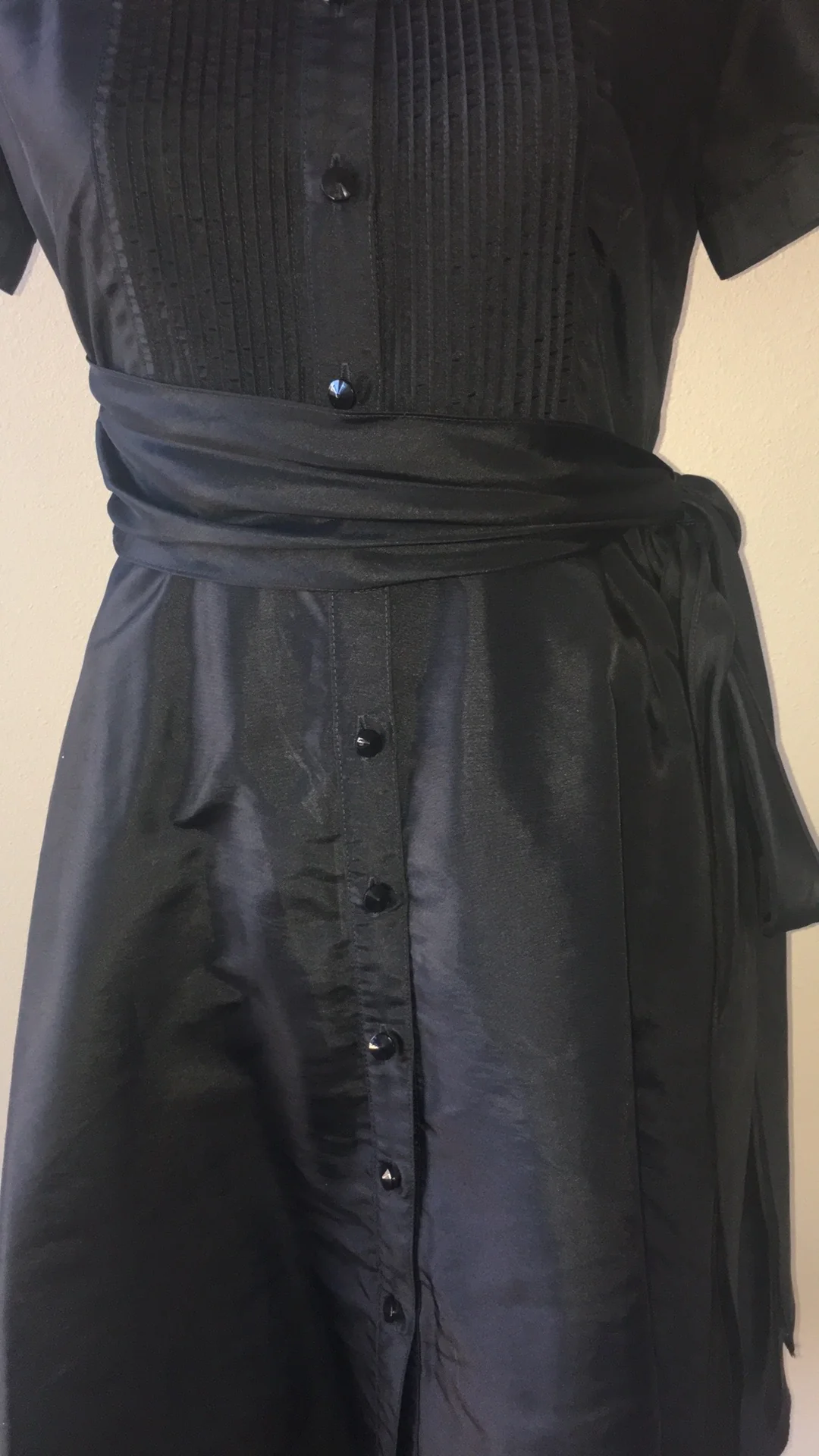 70s/80s Donna Morgan Black Dress - Size 6 By Donna Morgan - Image 10