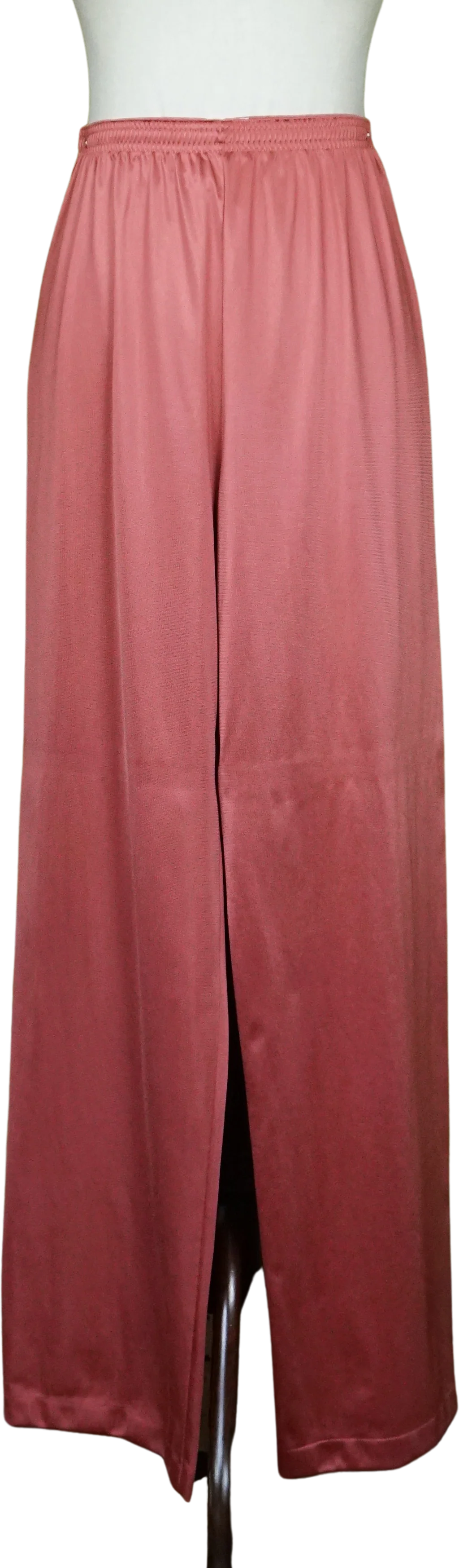 70s/80s Dusty Rose 3 Piece Pajama Set With Robe By Vanity Fair - Image 3