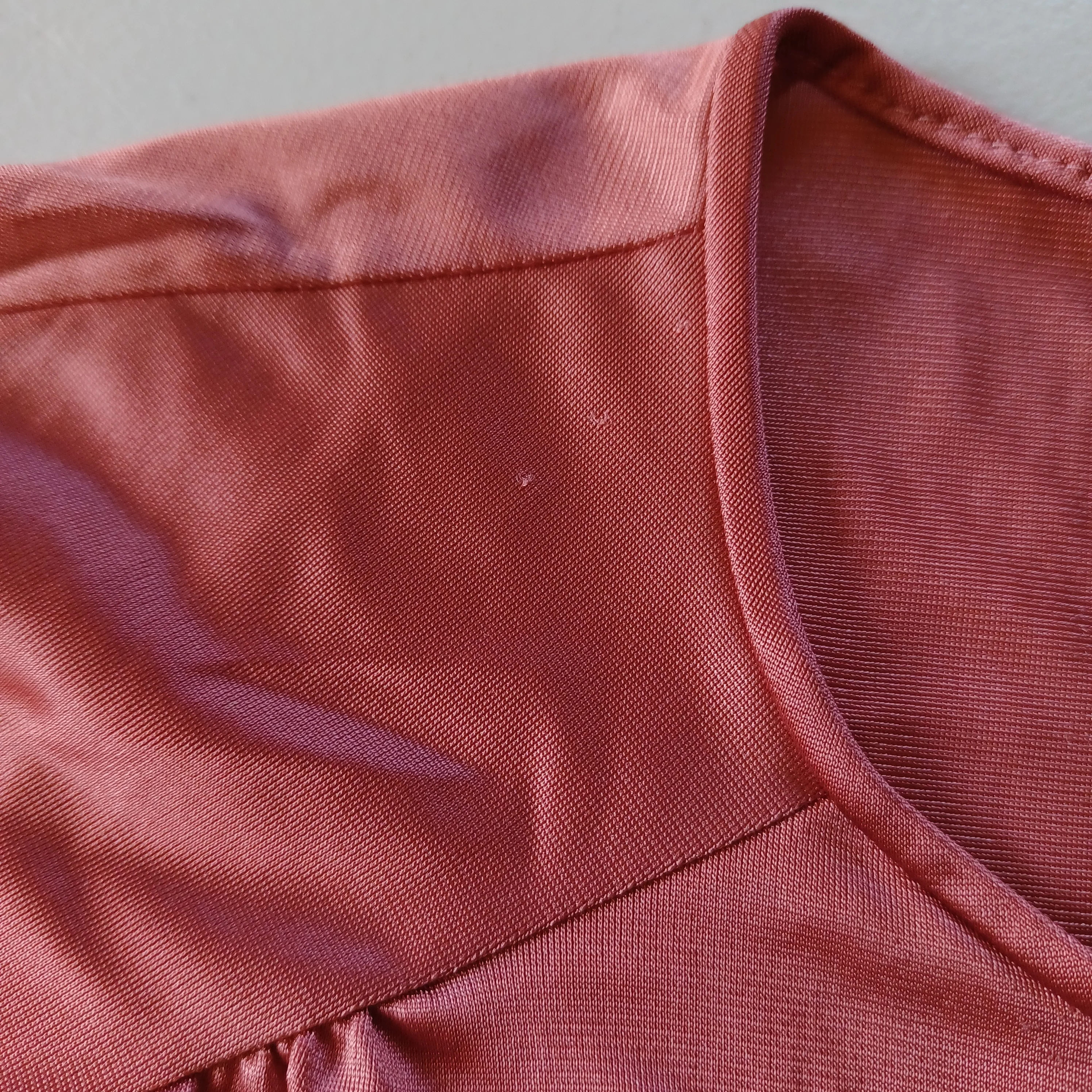70s/80s Dusty Rose 3 Piece Pajama Set With Robe By Vanity Fair - Image 7