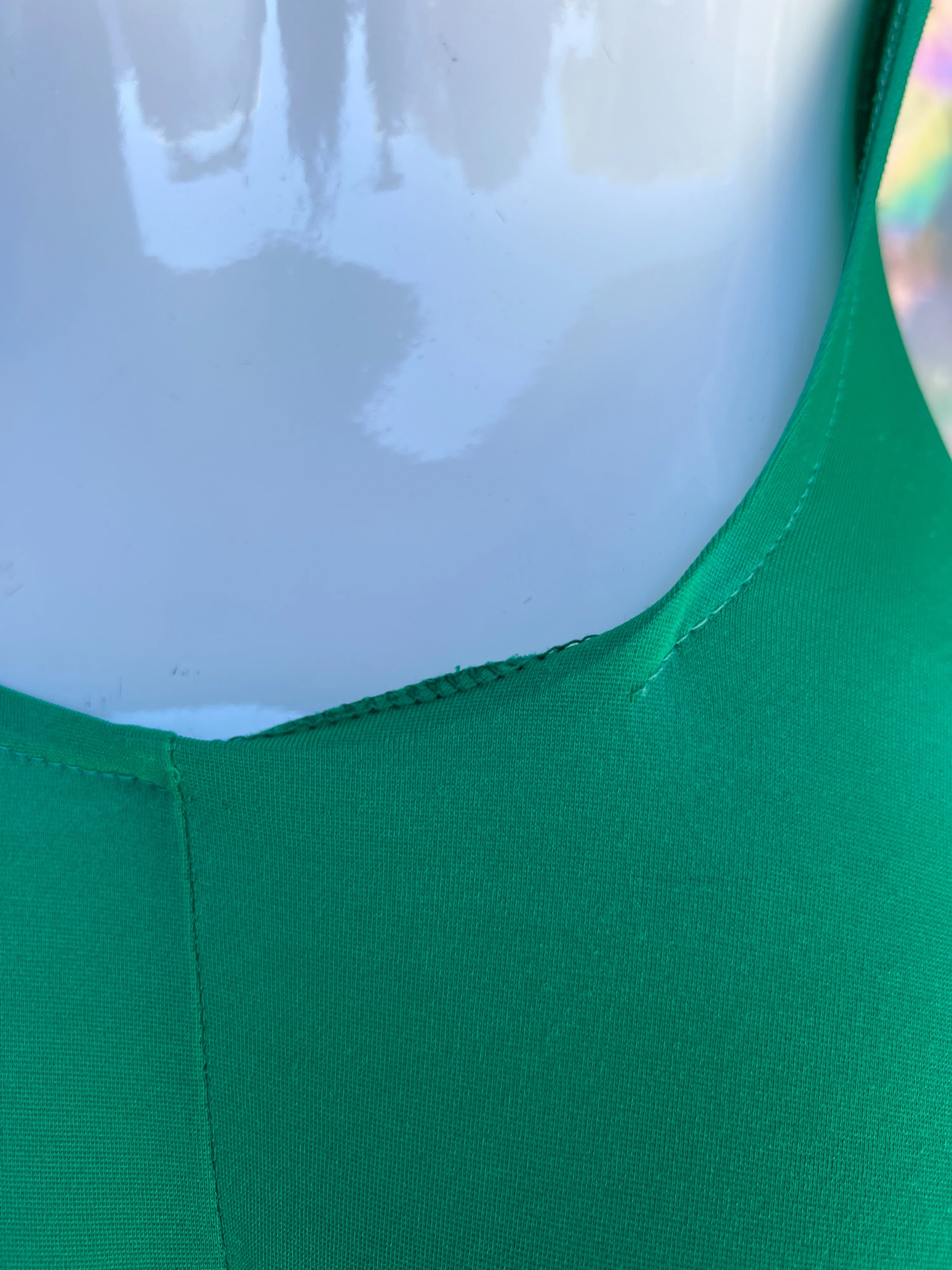 70s/80s Emerald Green One Piece Swimsuit by Catalina - Image 9