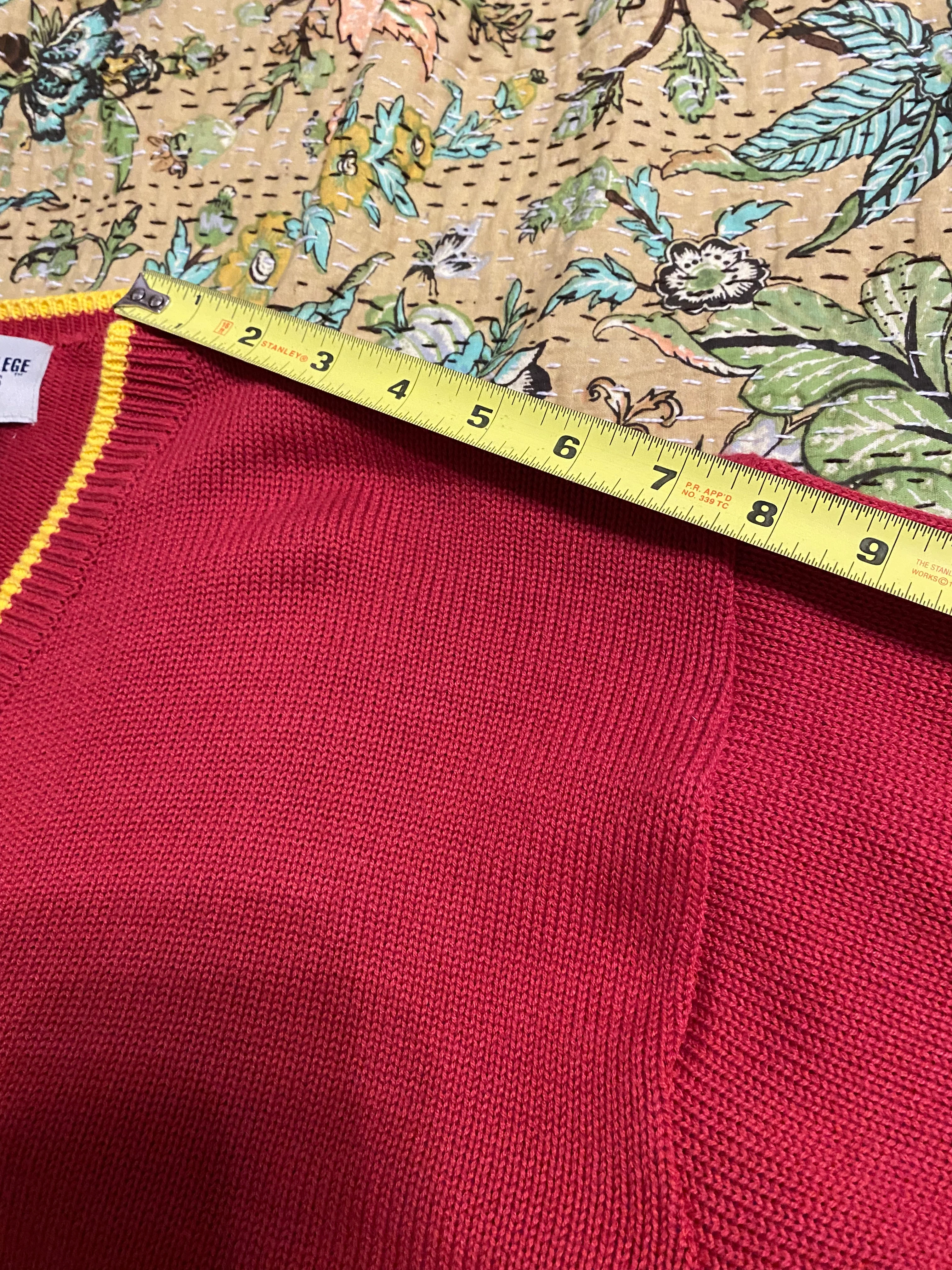 70s/80s Fsu Florida State University Cardigan by Joe College - Image 11