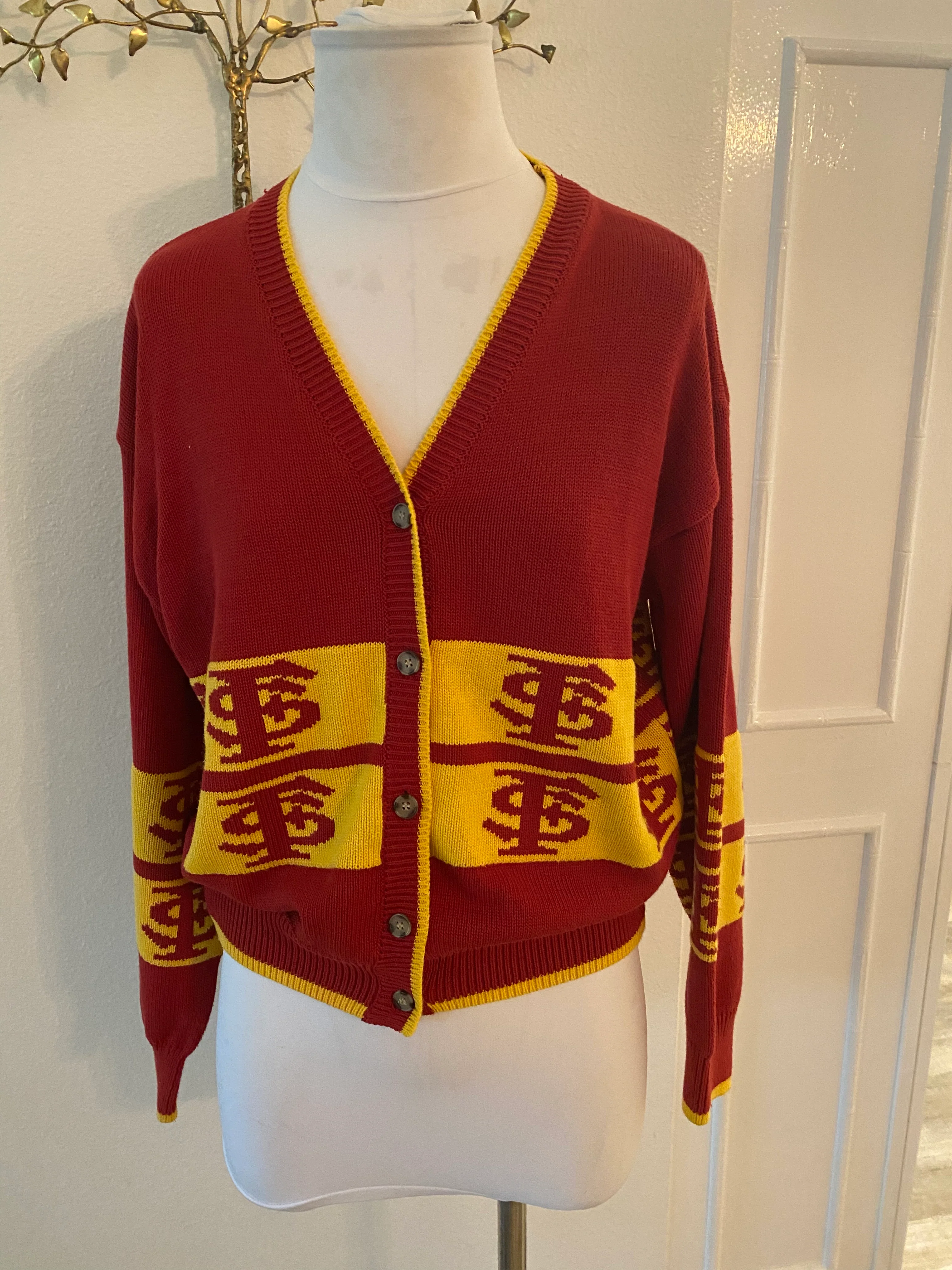 70s/80s Fsu Florida State University Cardigan by Joe College - Image 14