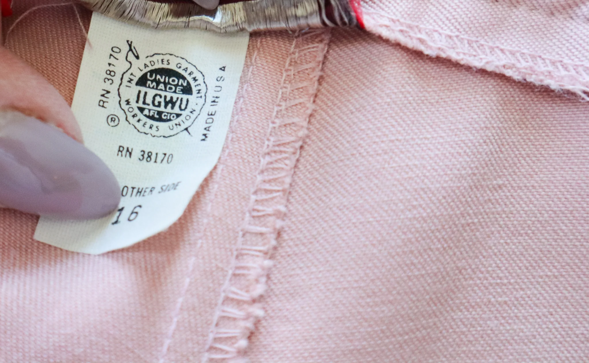 70s/80s Full Circle A-line Dusty Rose Color Skirt By Smith & Jones - Image 10