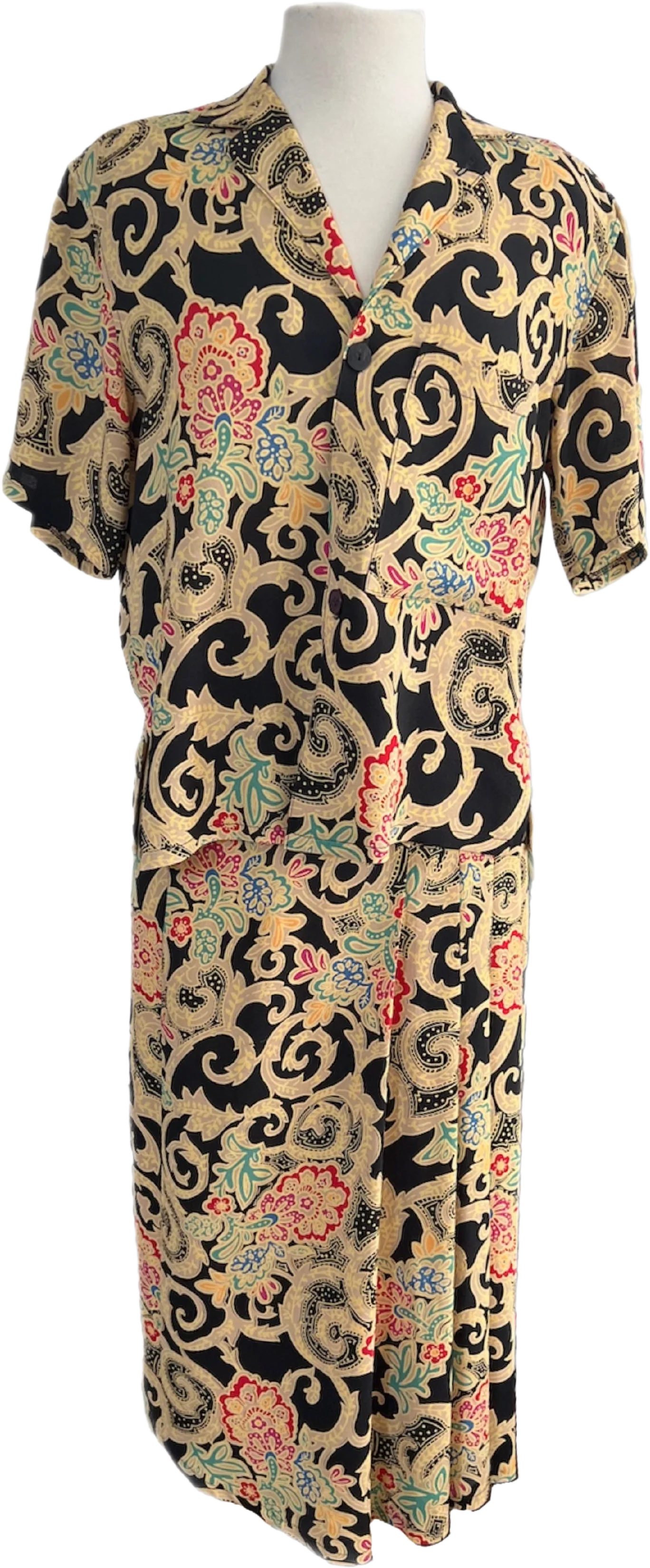 70s/80s Gene Ewing Neiman Marcus Two Piece Outfit By Gene Ewing Neiman Marcus