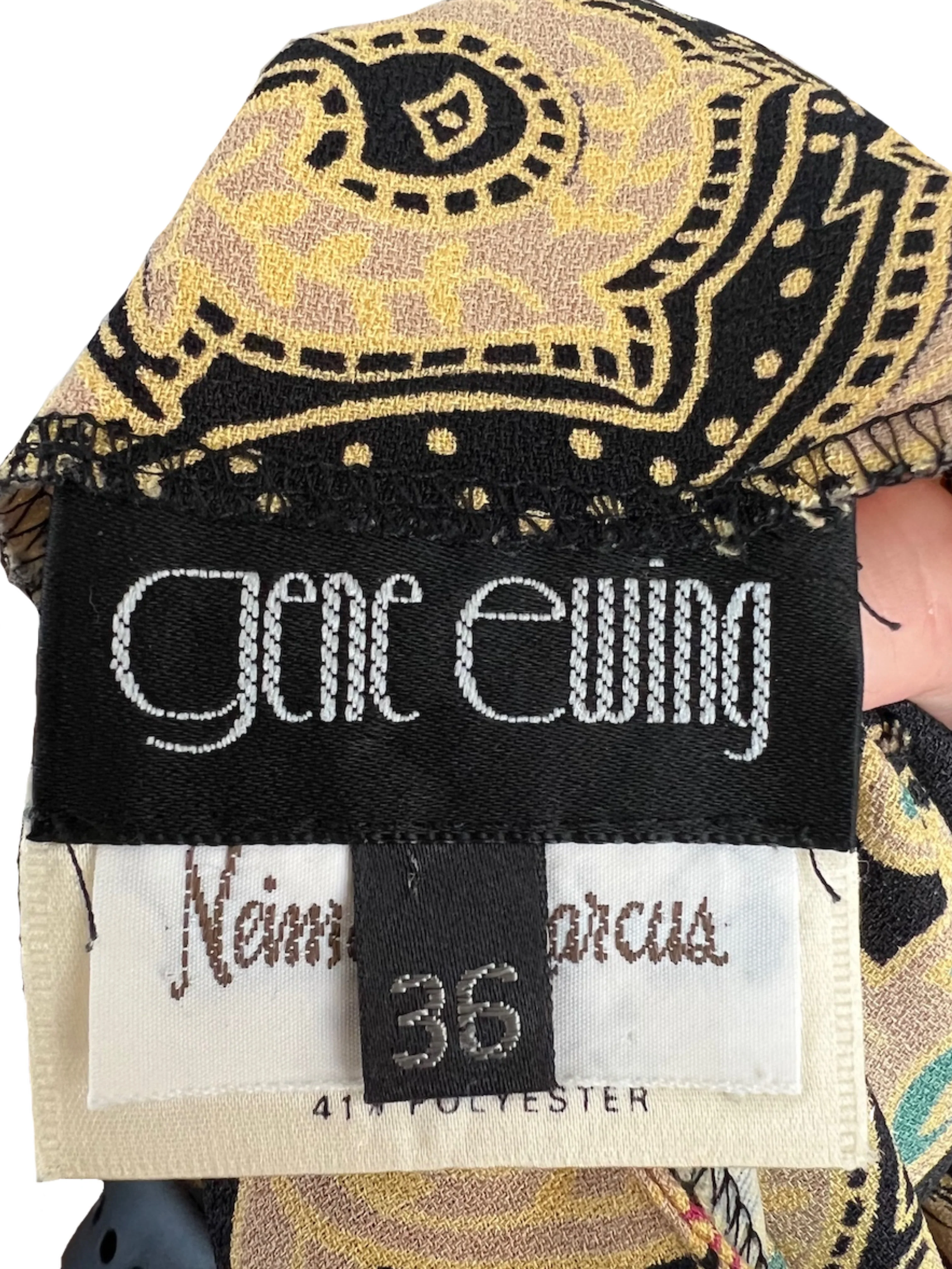 70s/80s Gene Ewing Neiman Marcus Two Piece Outfit By Gene Ewing Neiman Marcus - Image 4
