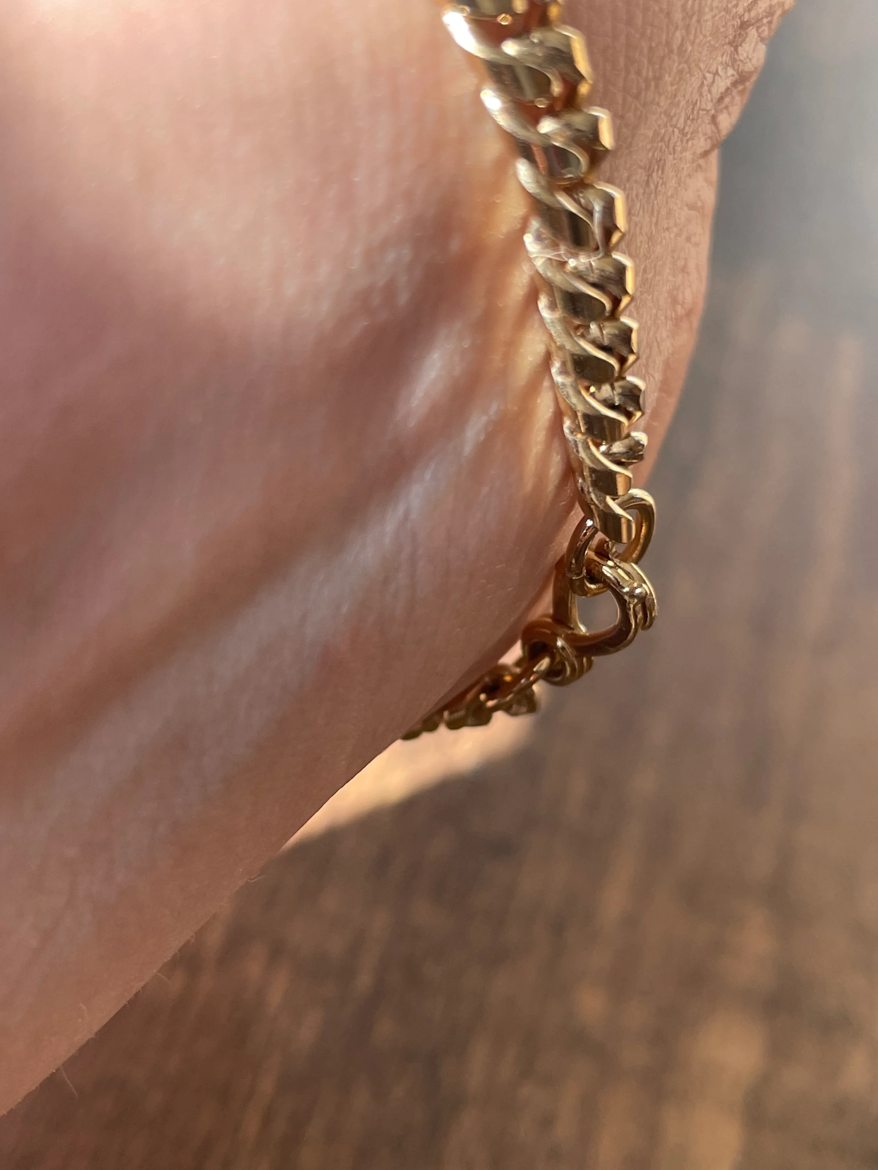 70s/80s Gold Filled Id Bracelet With Pk Initials By Speidel - Image 5