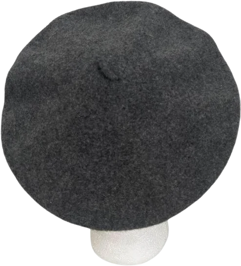 70s/80s Gray Wool Beret Hat - Image 2
