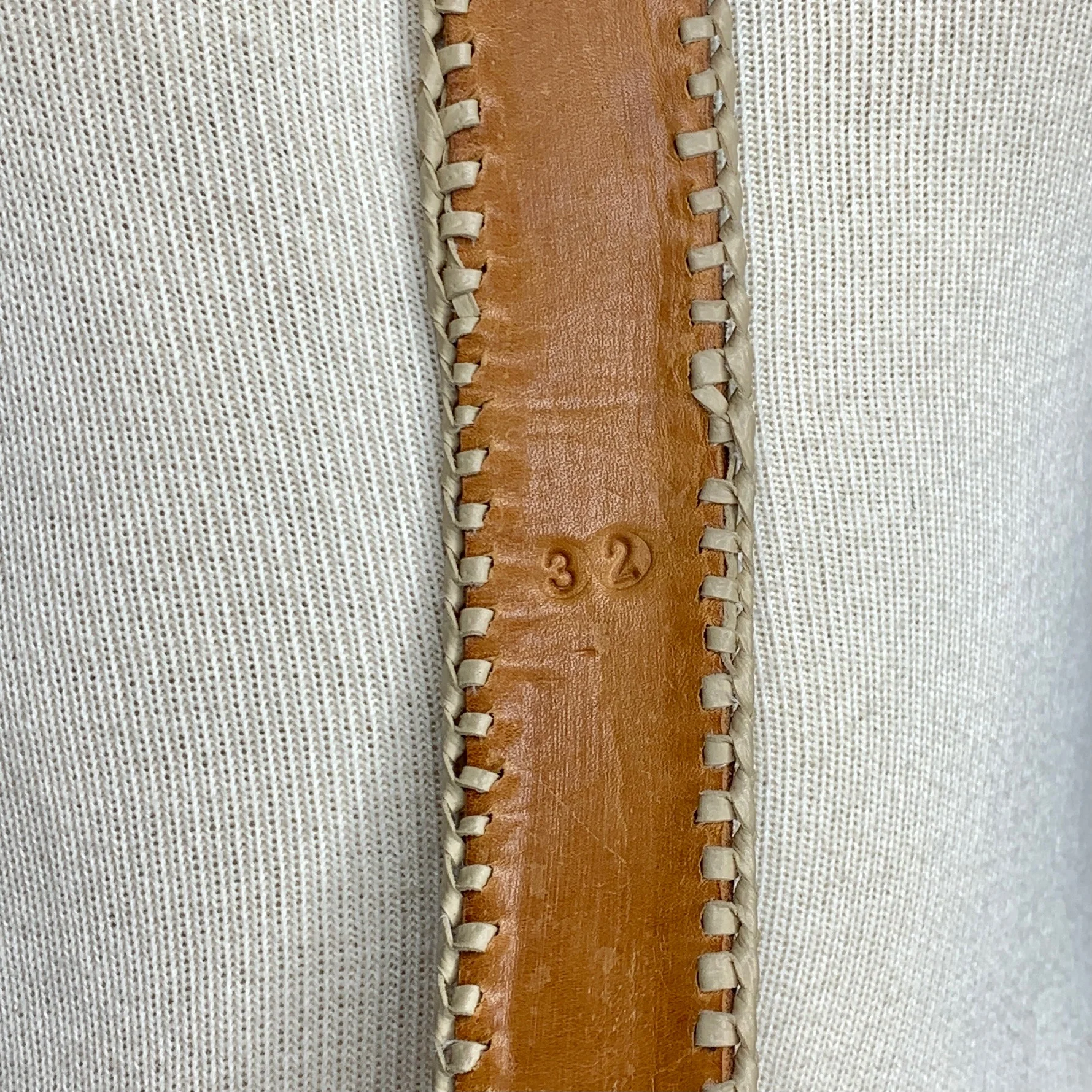 70s/80s Guatemalan Colorful Woven Leather Belt - Image 6