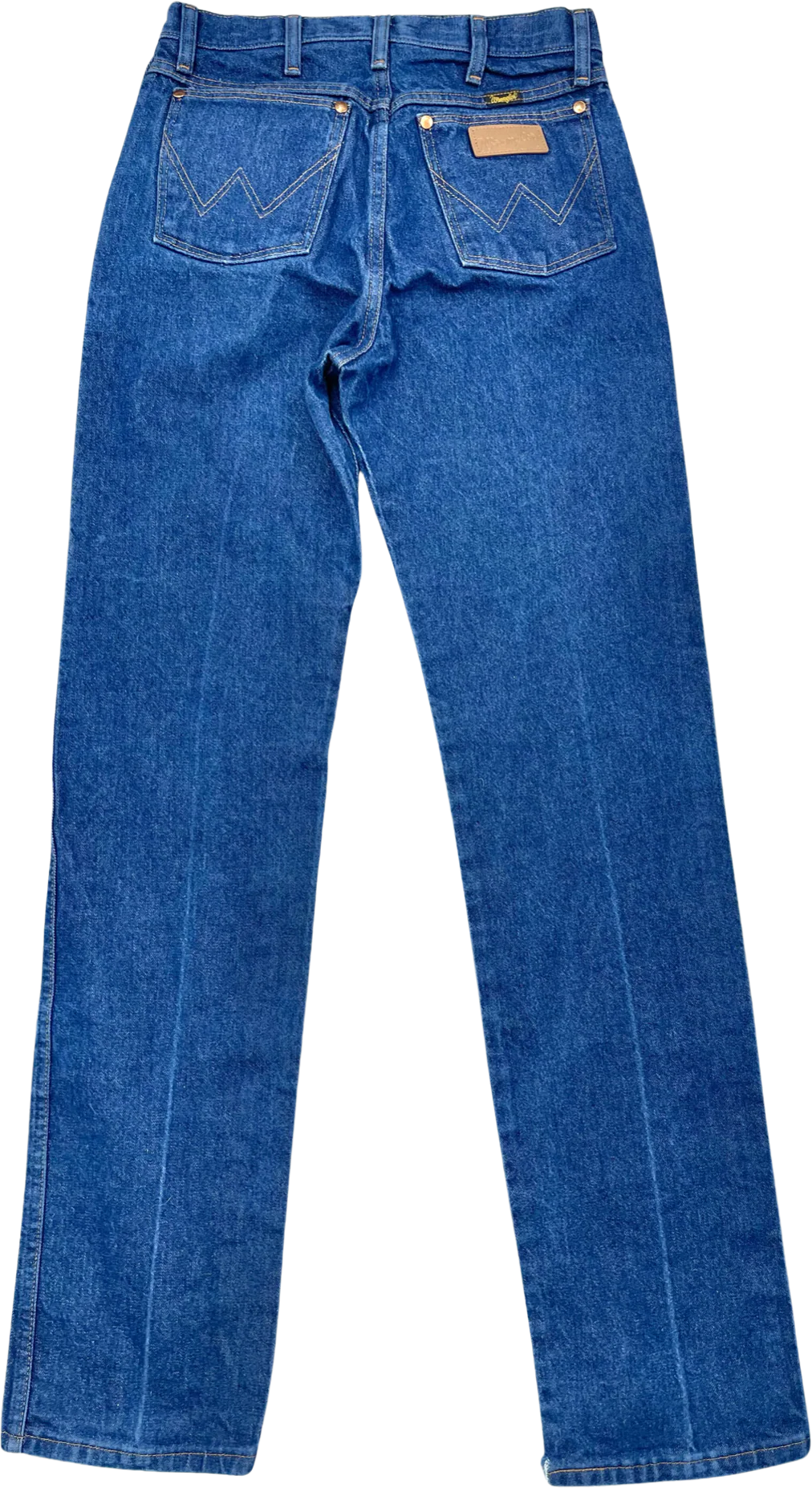 70s/80s High Waist Cowboy Cut Slim Fit Straight Leg Jeans By Wrangler - Image 2