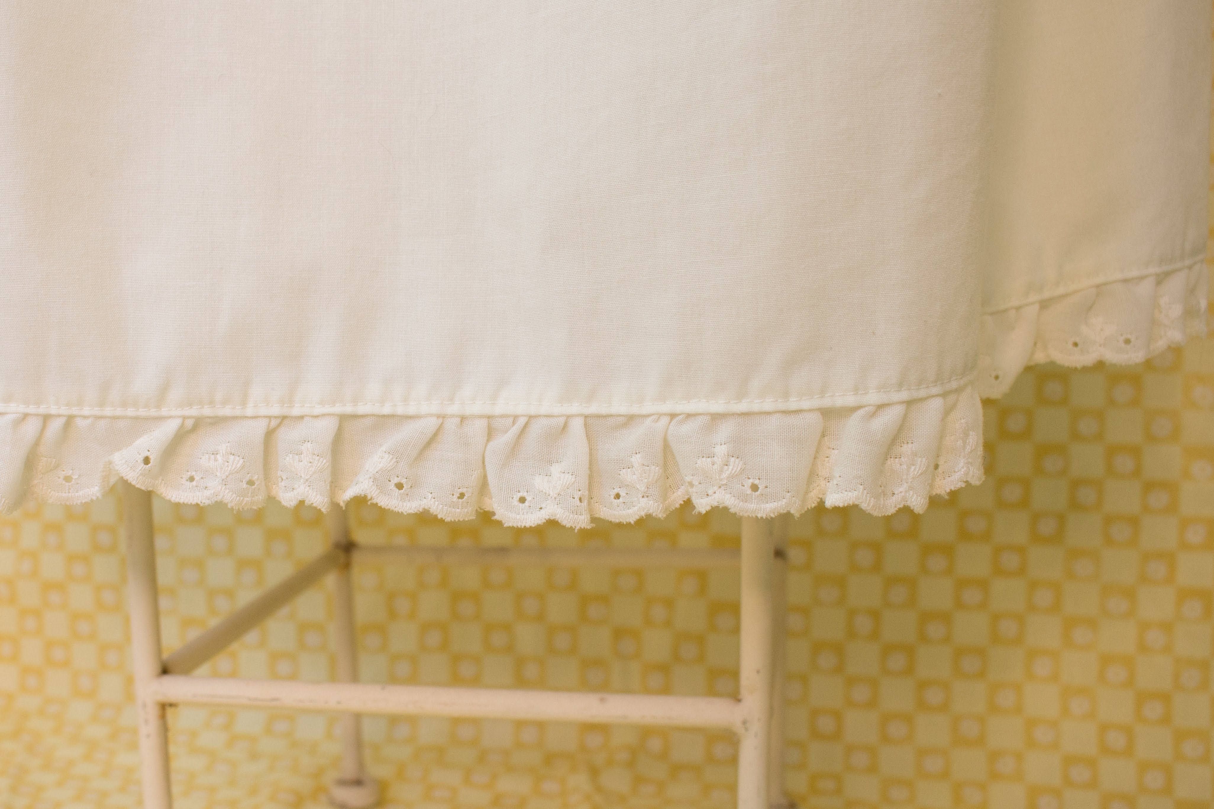 70s/80s Ivory Night Gown With Hand Smocking And Embroidery - Image 3