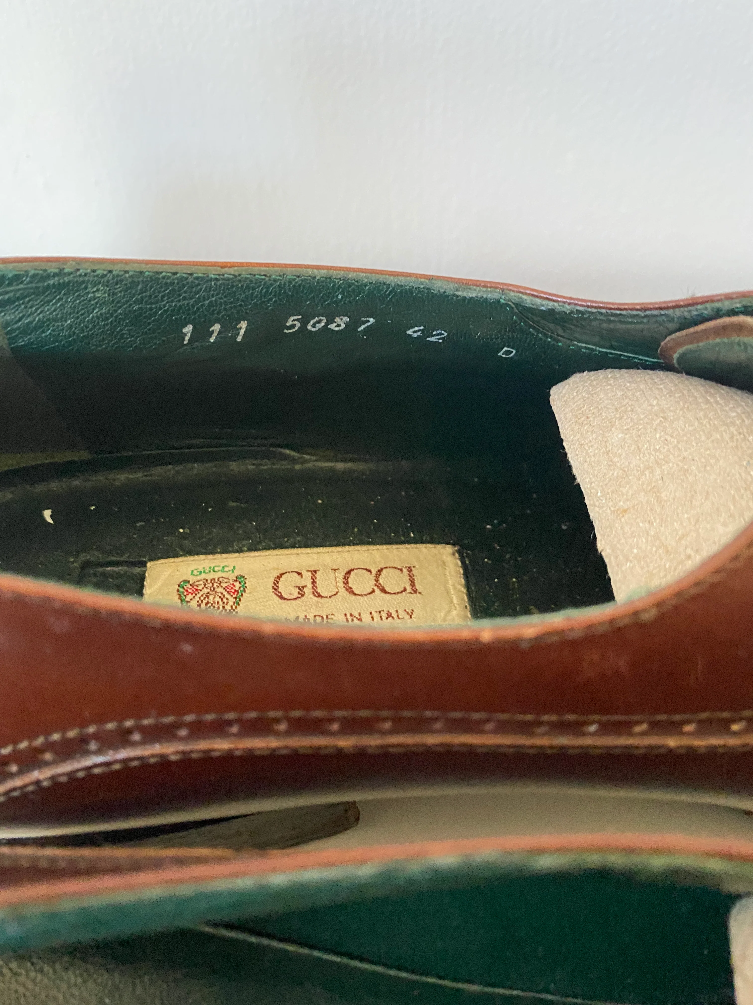 70s/80s Leather Dress Shoes By Gucci - Image 7