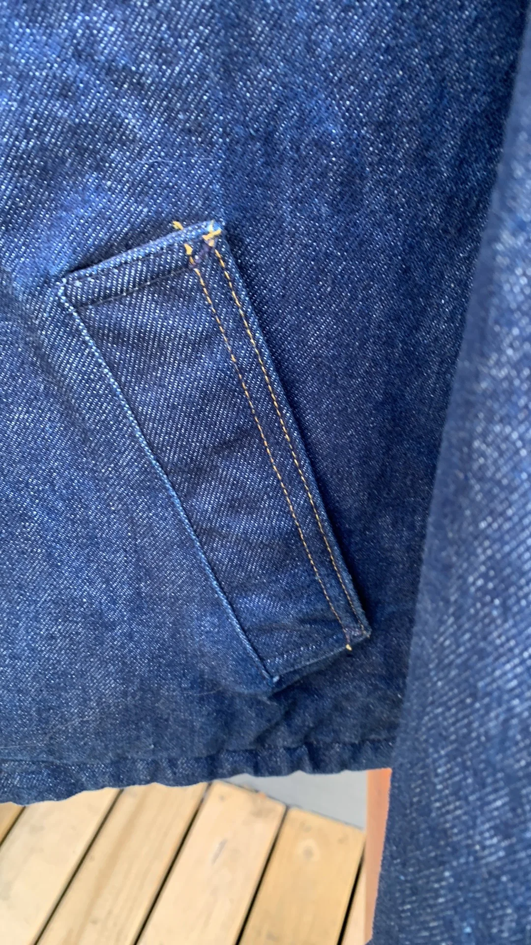 70s/80s Lined Denim Jacket With Corduroy Collar By Sedgefield - Image 9