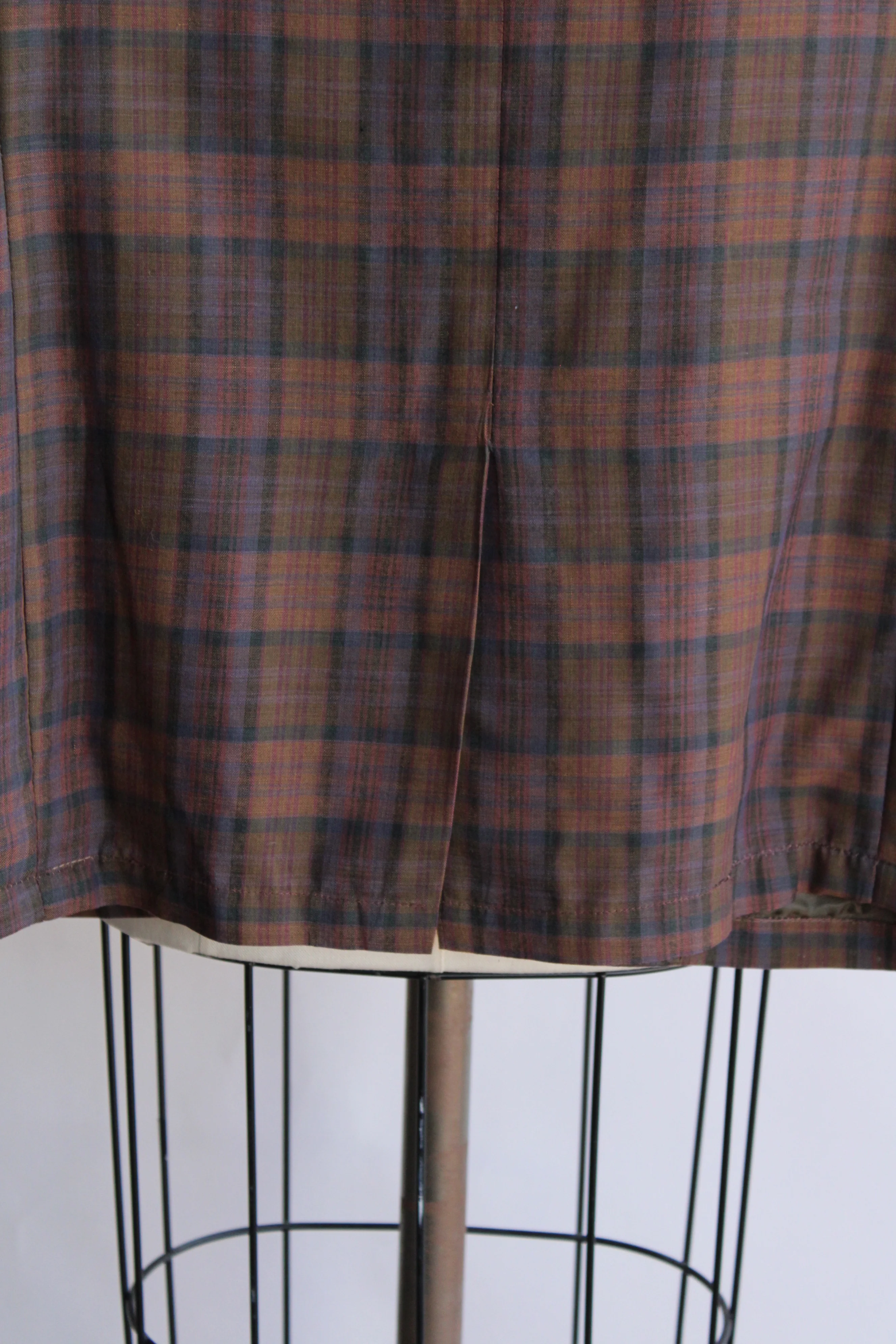 70s/80s Mens Lightweight Plaid Blazer By Ripley Classic - Image 9