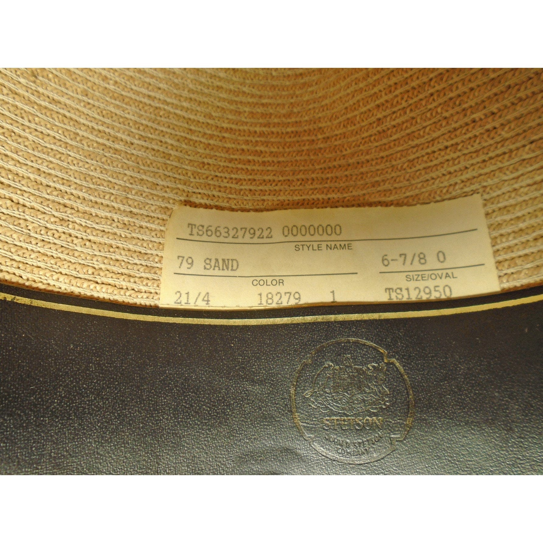 70s/80s Men's Straw Fedora Hat - Unisex Classic By Stetson - Image 5