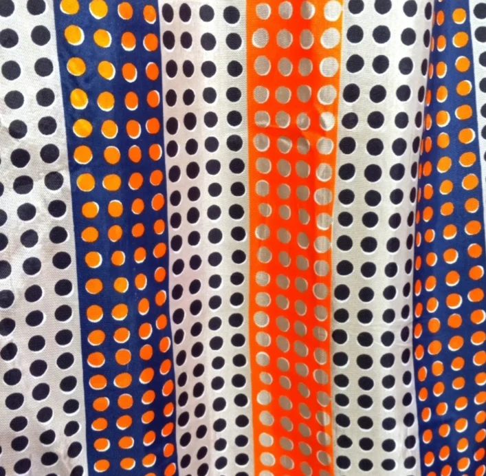 70s/80s Neon Orange Polkadots Reversible Red Faux Leather - Image 5