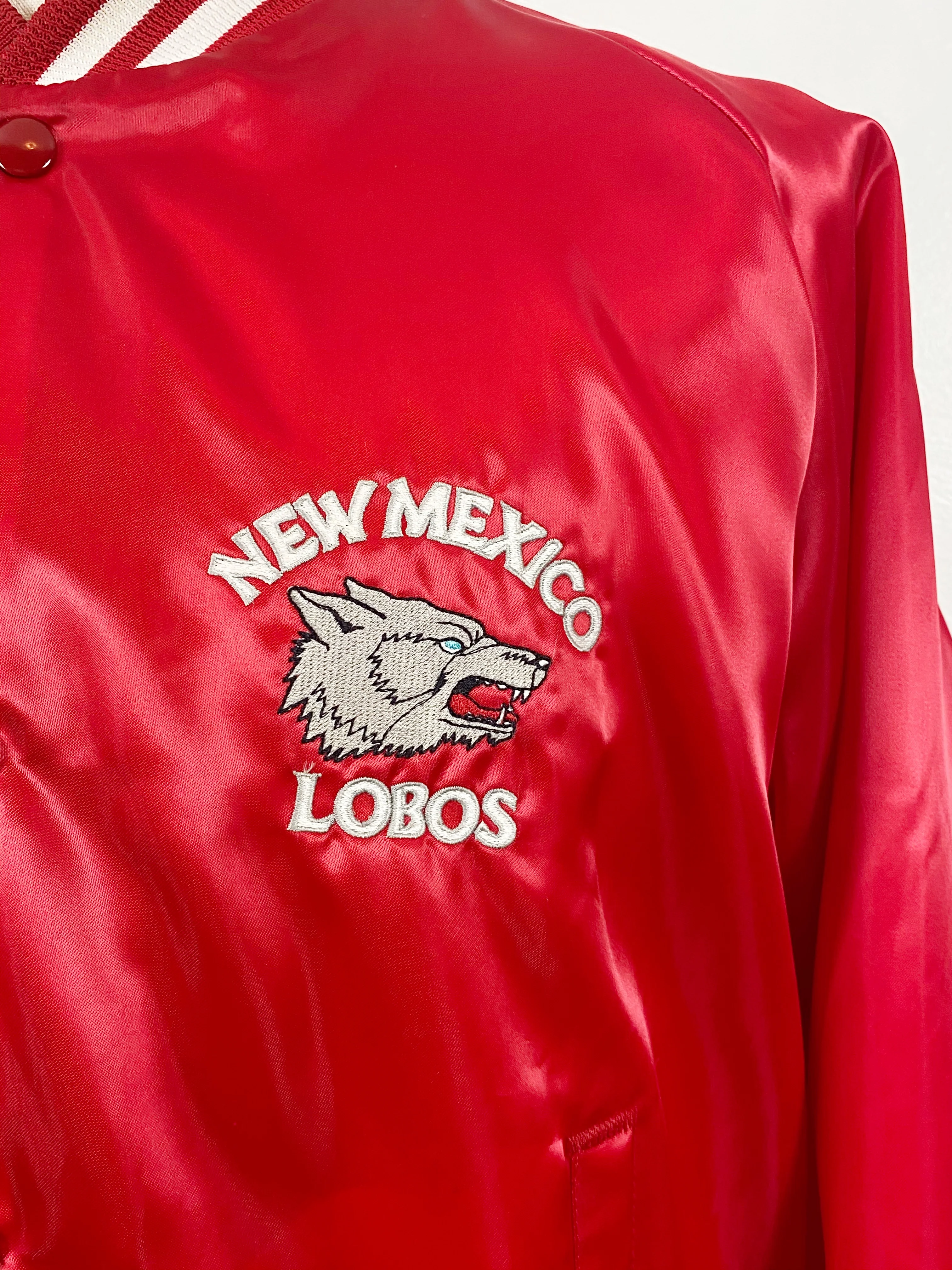 70s/80s New Mexico Lobos Jacket By Chalkline - Image 3