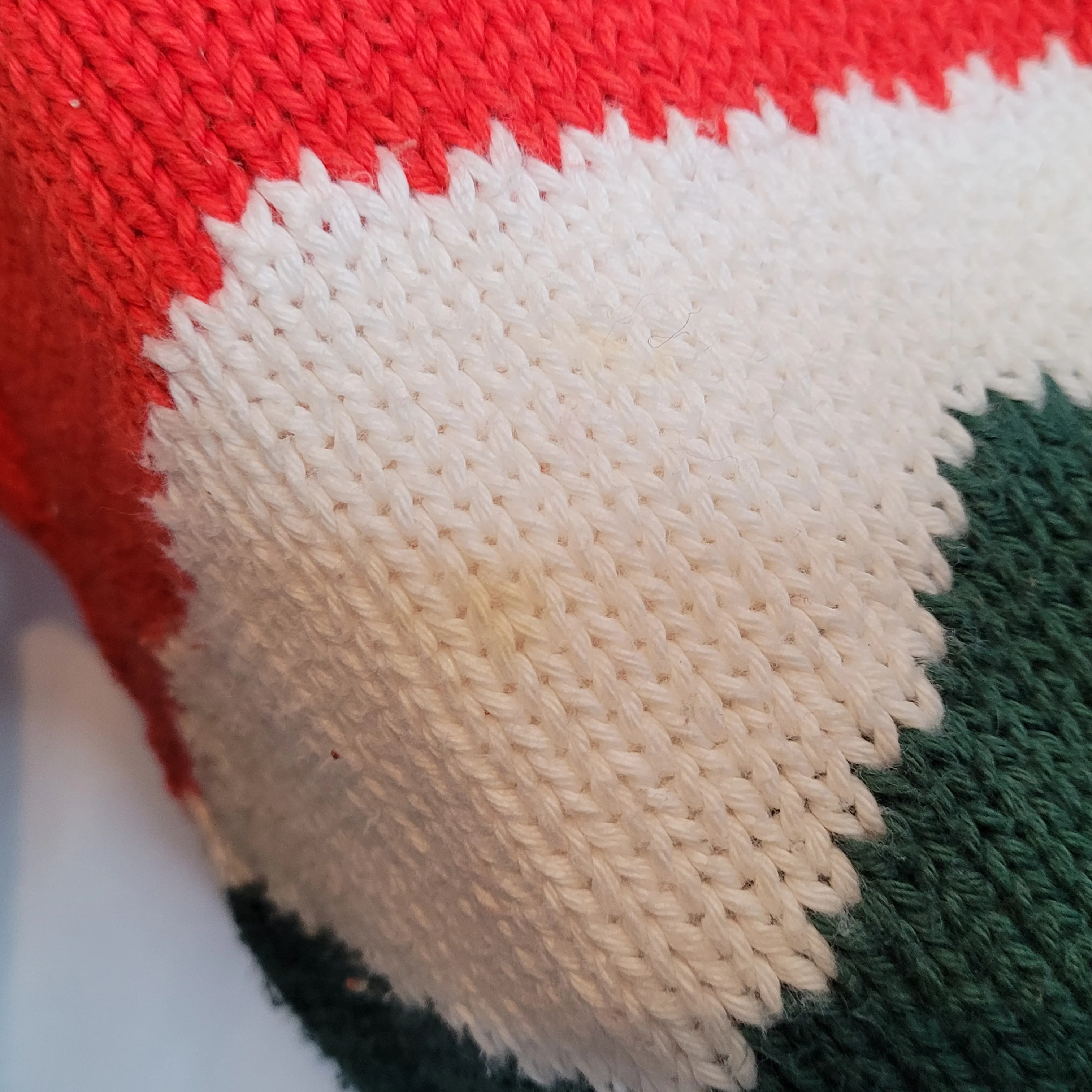 70s/80s Novelty 3d Golf Sweater Design Handmade Peru Large By Cotton Salsa - Image 10