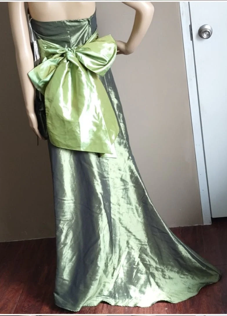 Strapless Pistachio Green Prom Dress by Forever Yours International - Image 5