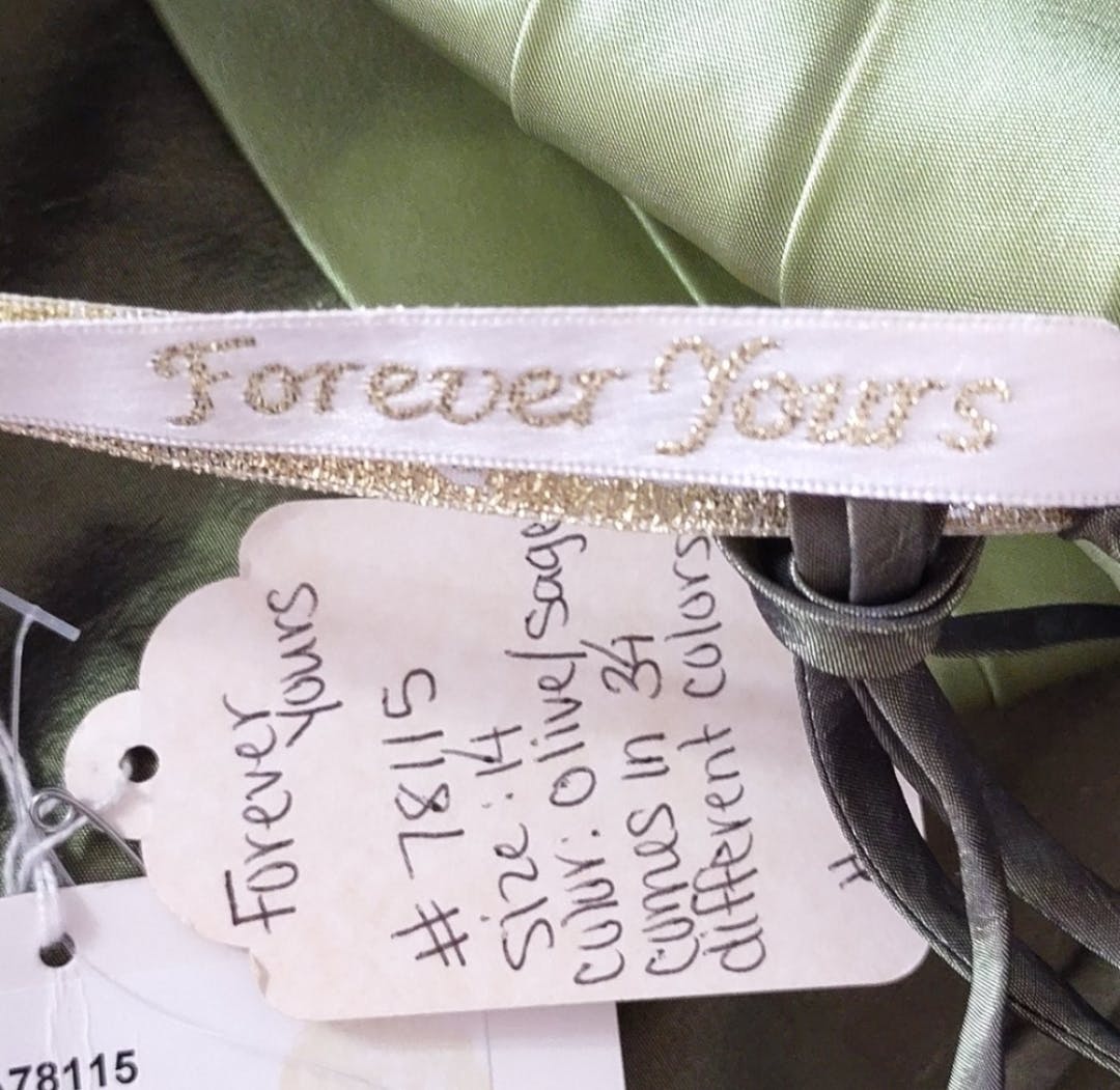 Strapless Pistachio Green Prom Dress by Forever Yours International - Image 7
