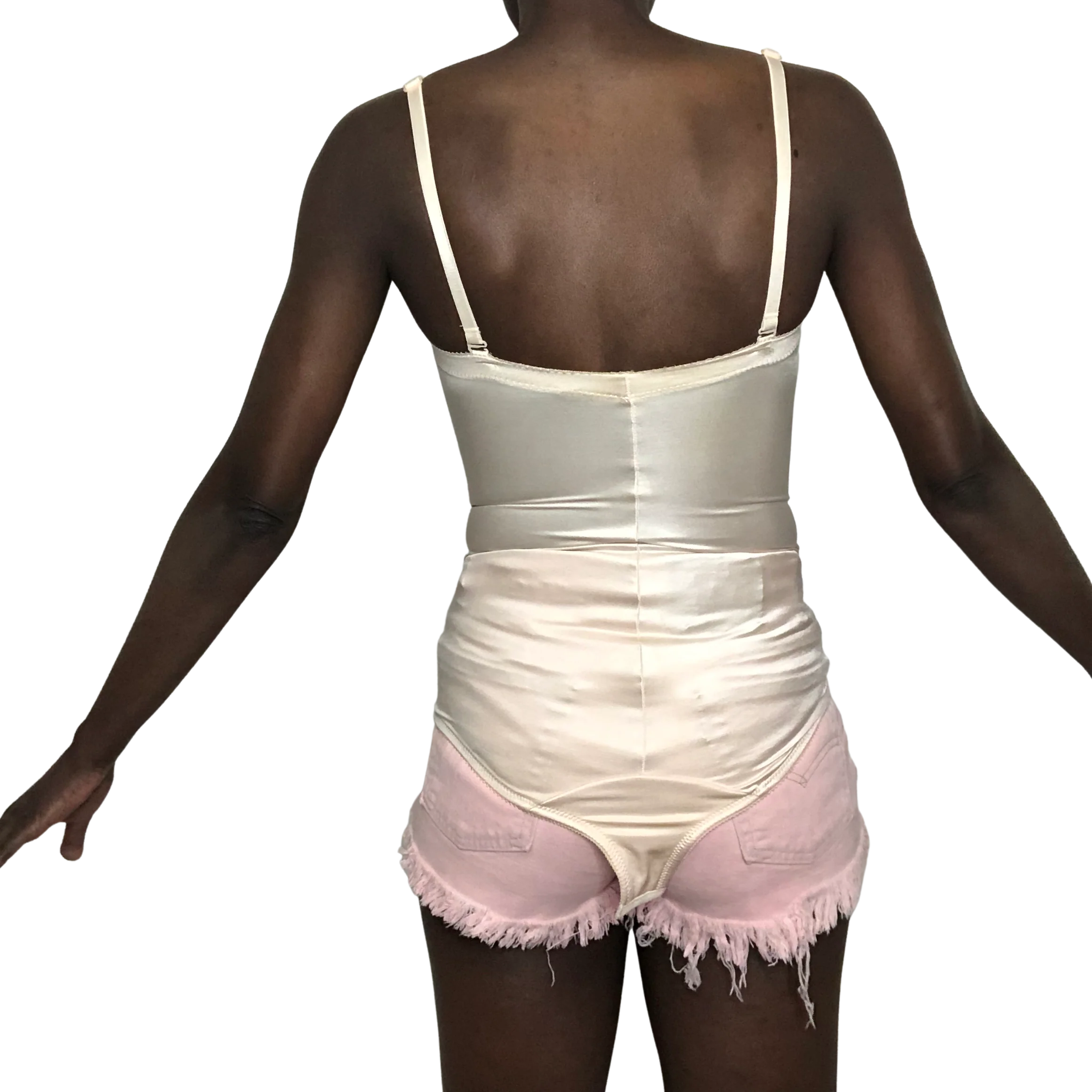 70s/80s Pin-up Shapewear Bodysuit Girdle Size 34c By Sears - Image 2