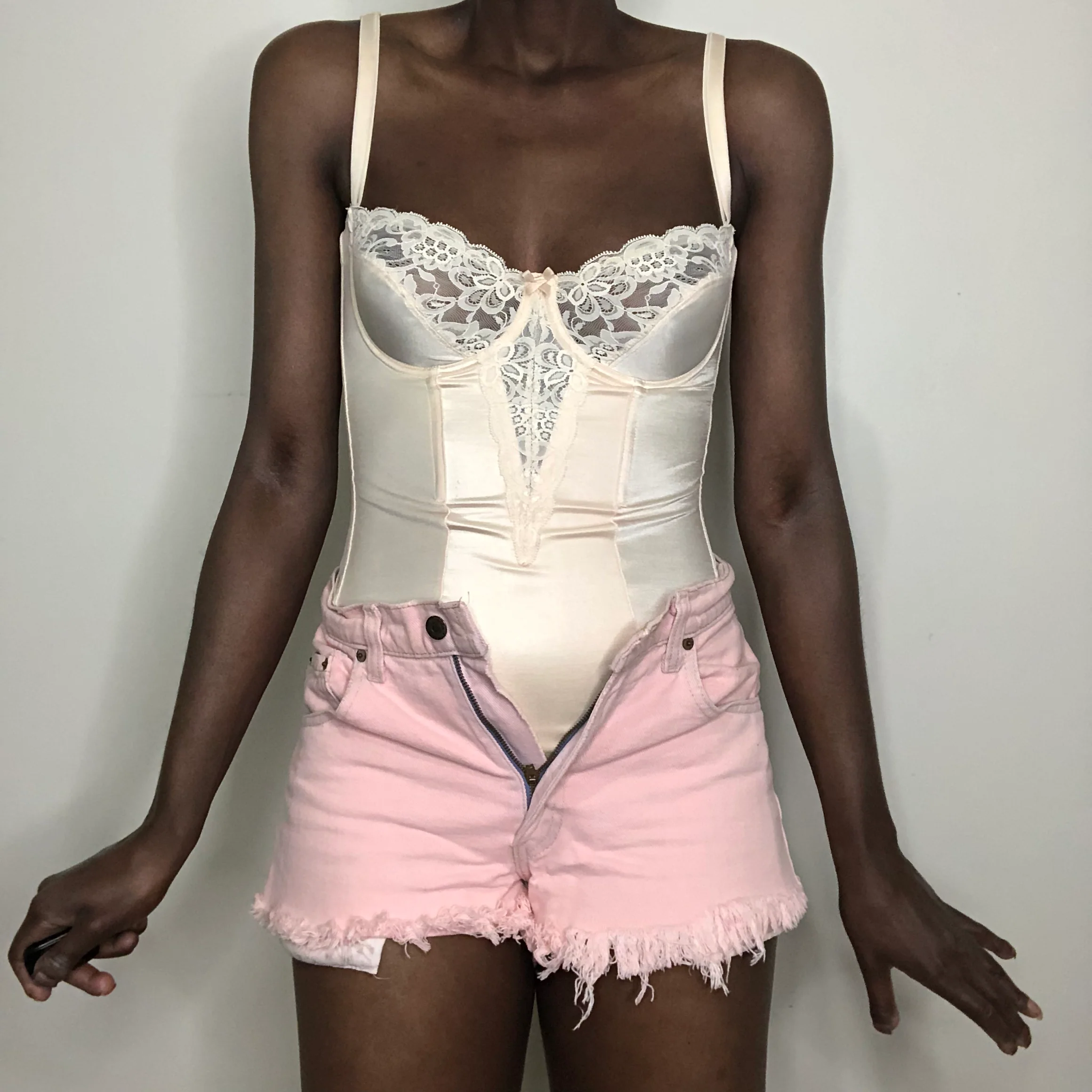 70s/80s Pin-up Shapewear Bodysuit Girdle Size 34c By Sears - Image 8