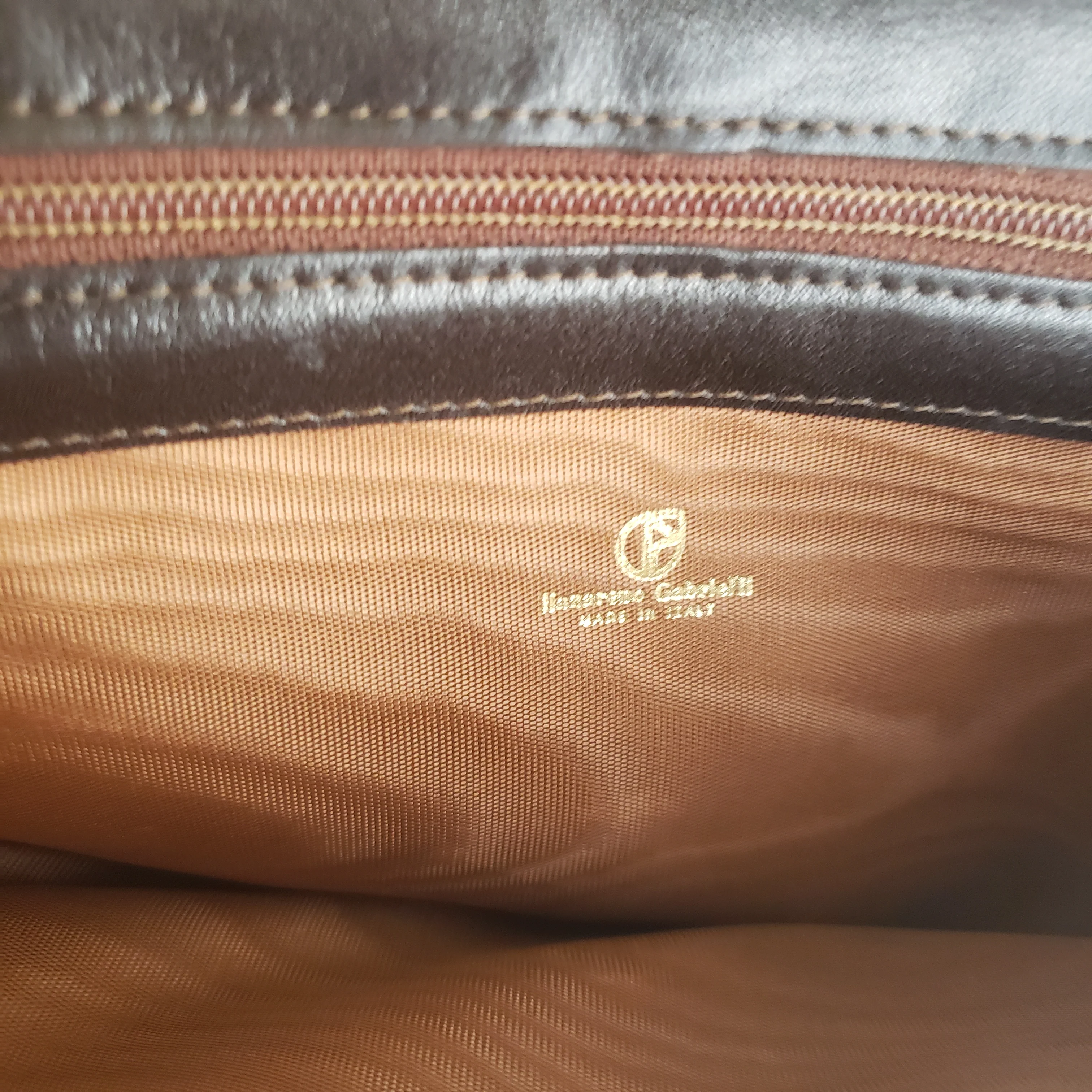 70s/80s Pochette Envelope Style Italian Leather Wallet By Nazareno Gabrielli - Image 7