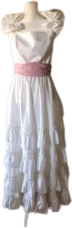 70s/80s Princesscore 70s 80s Ruffled Gown