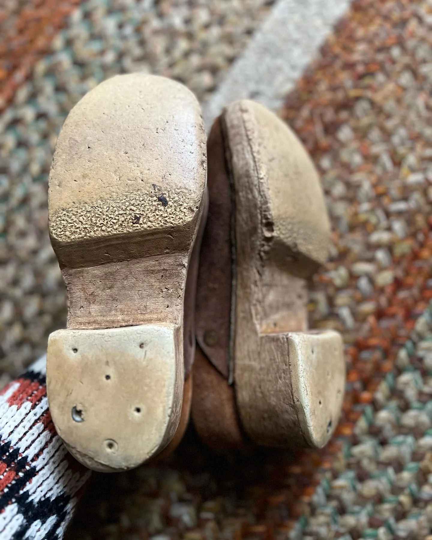 70s/80s Rad Handmade Clogs Womens Size 7.5/8 - Image 10